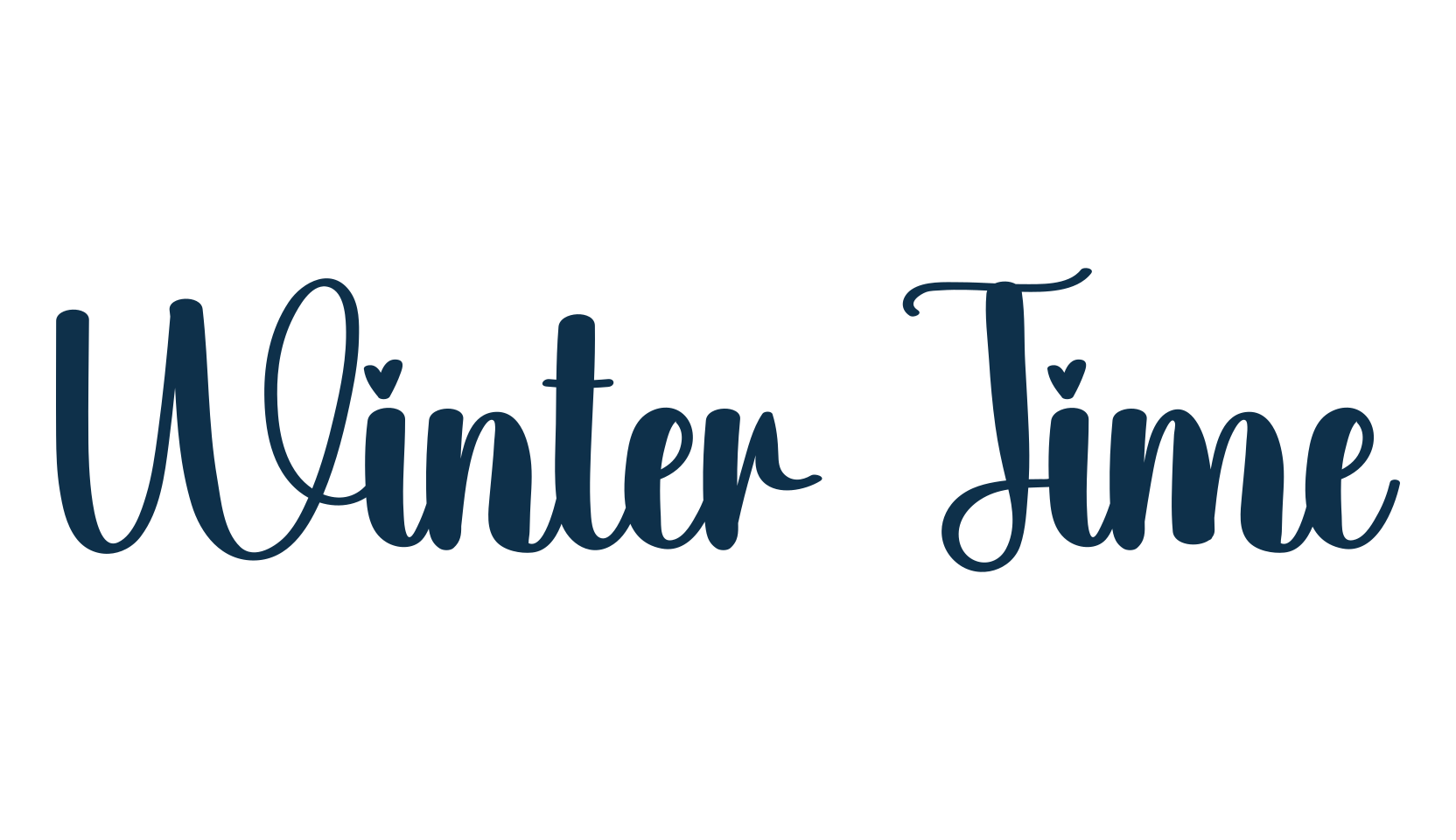Winter Time (winter-time-2), various font preview
