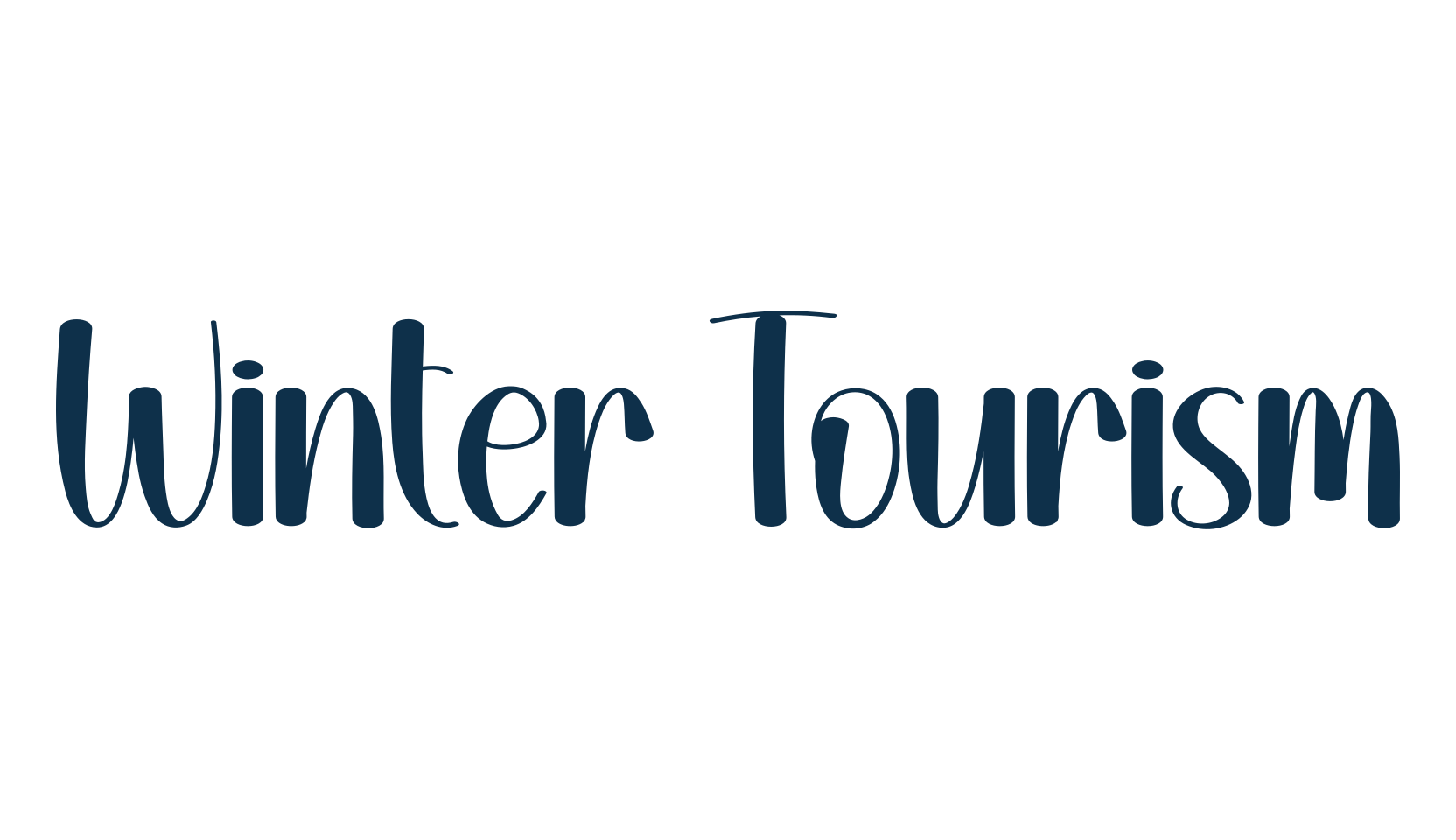 Winter Tourism, various font preview