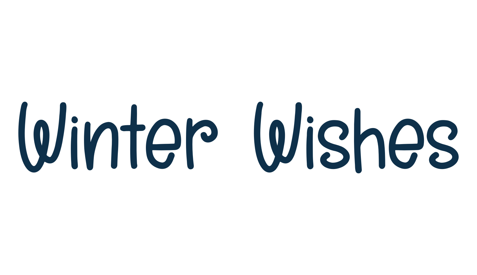 Winter Wishes (winter-wishes), fancy decorative font preview