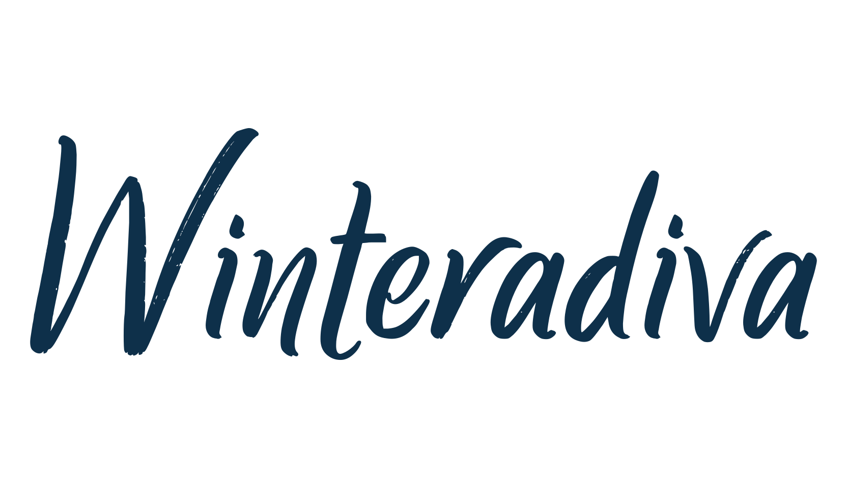 Winteradiva, brush font preview