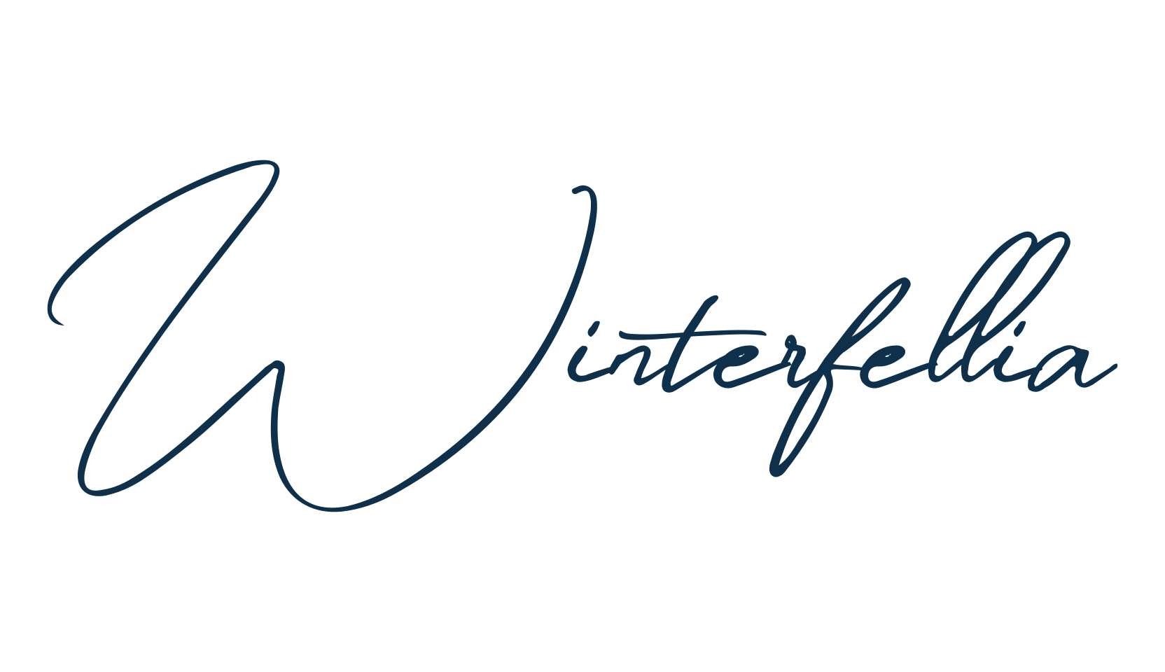 Winterfellia, handwriting font preview