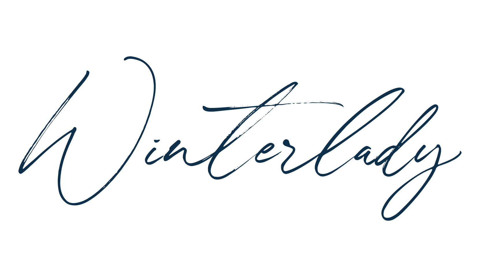 Winterlady, handwriting font preview