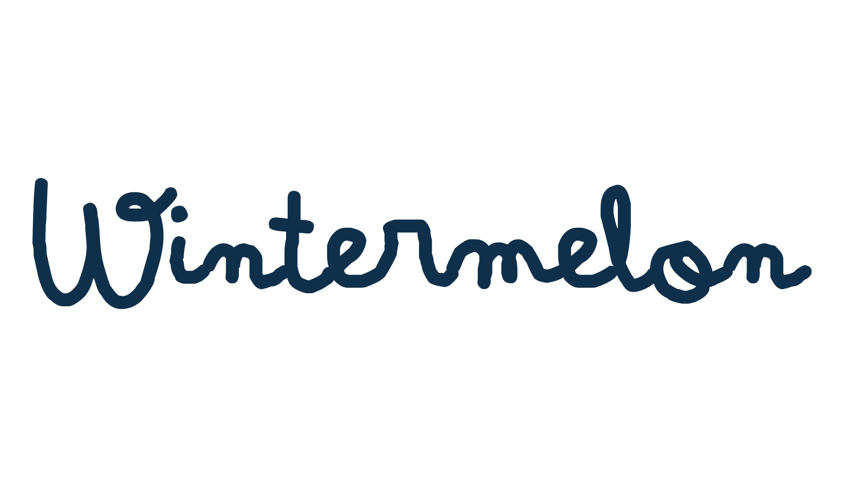 Wintermelon, handwriting font preview