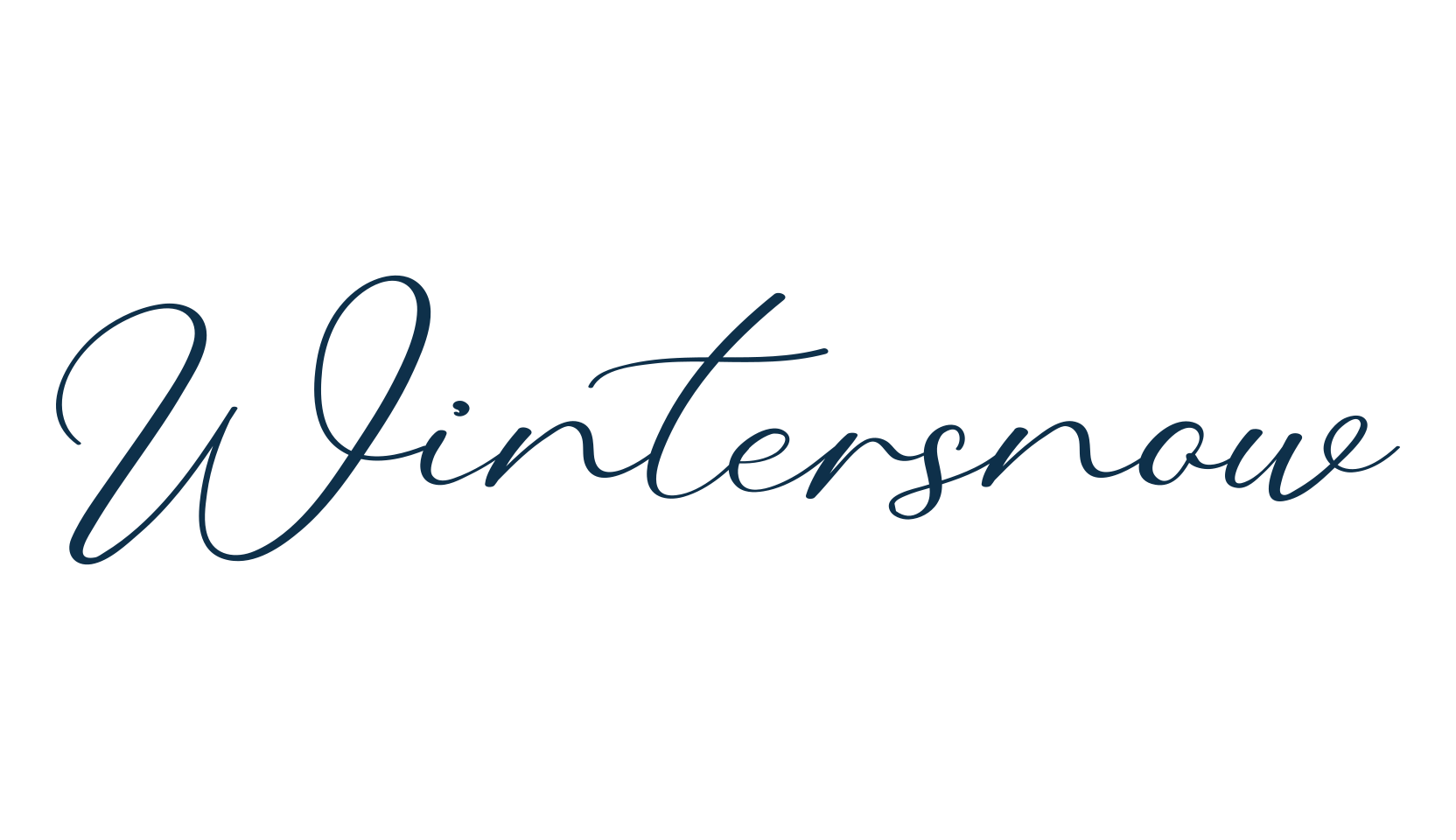 Wintersnow (wintersnow-2), script calligraphy fancy decorative font preview