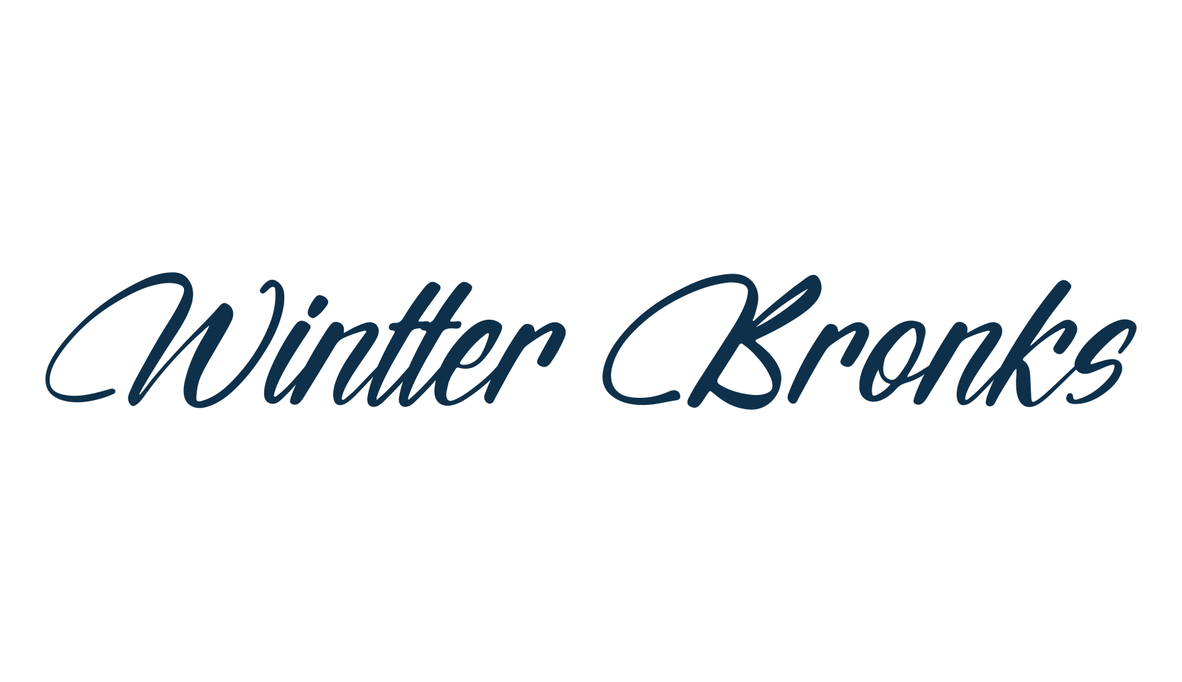 Wintter Bronks, various font preview