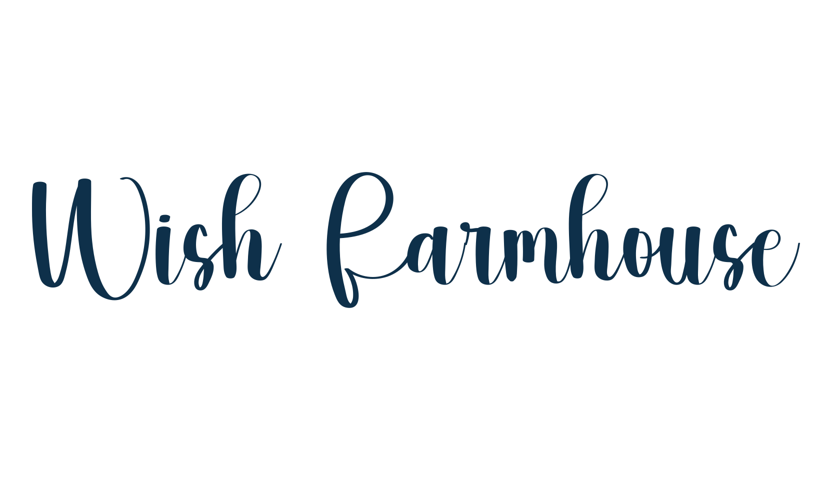 Wish Farmhouse, script calligraphy fancy decorative font preview