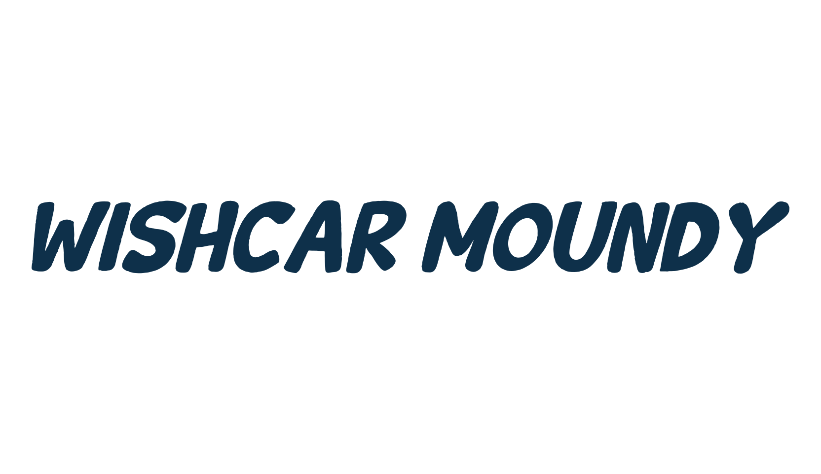 Wishcar Moundy, cartoon font preview