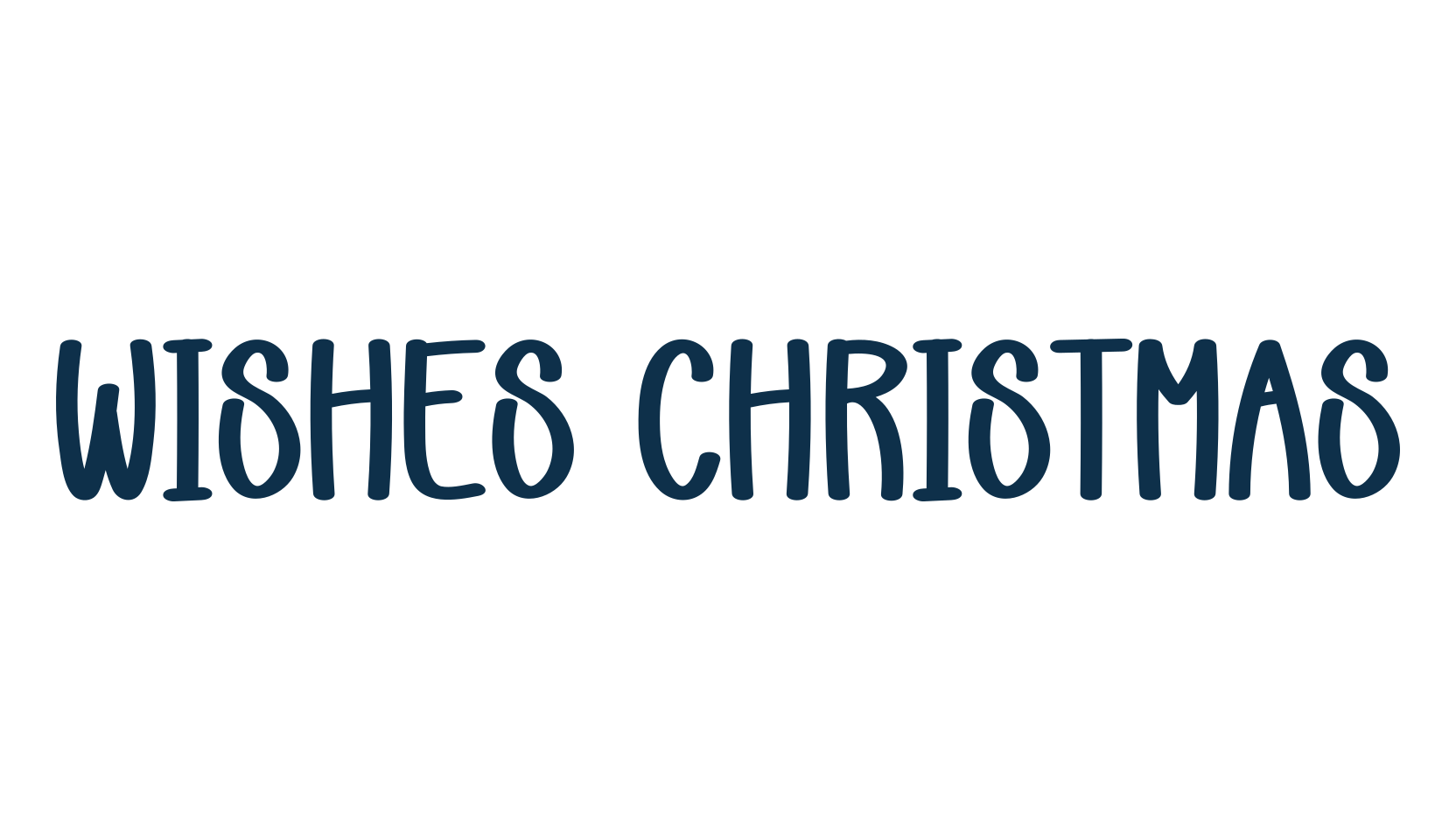 Wishes Christmas, fancy various decorative script calligraphy font preview