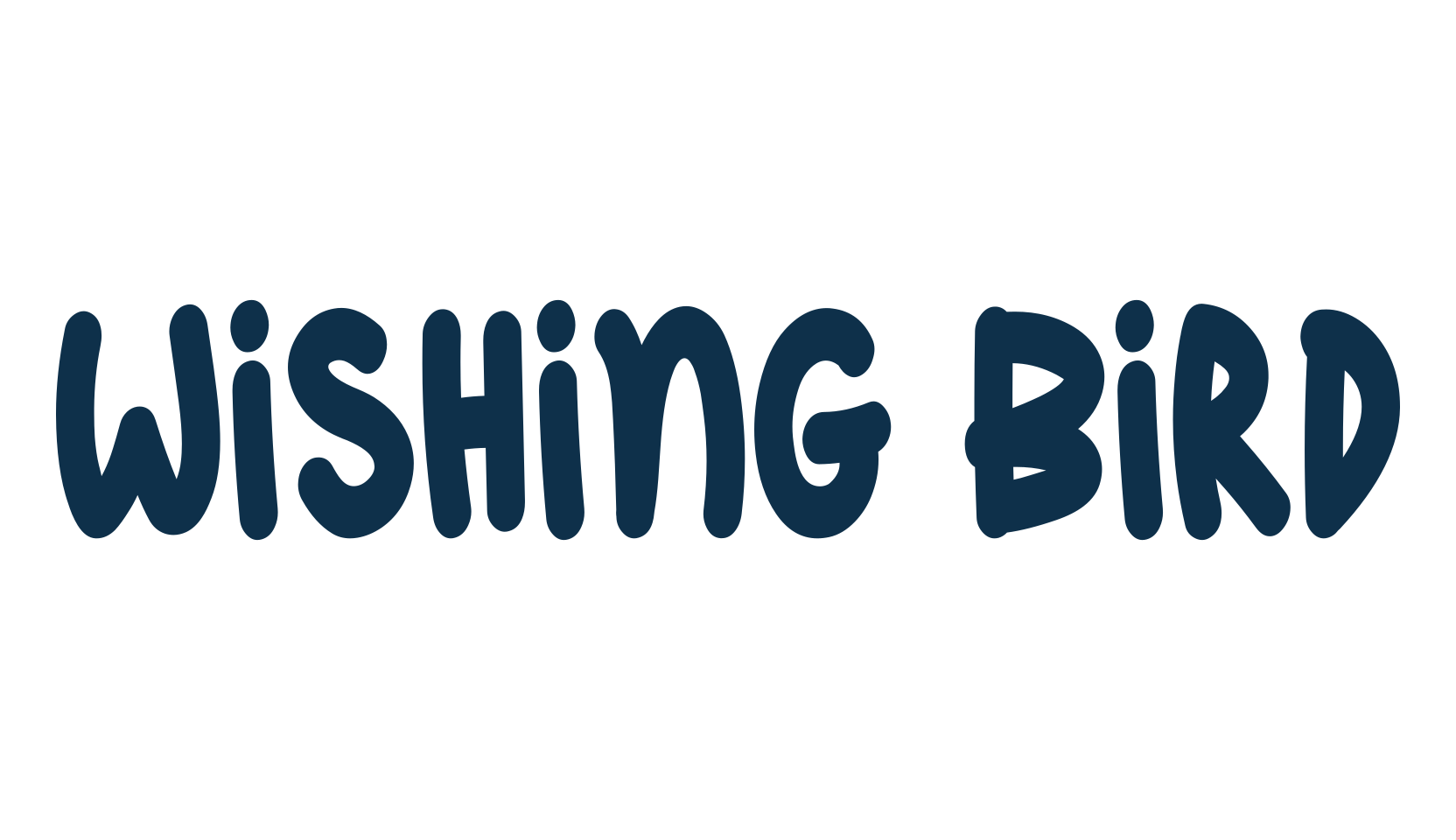 Wishing Bird, script handwritten fancy decorative calligraphy font preview