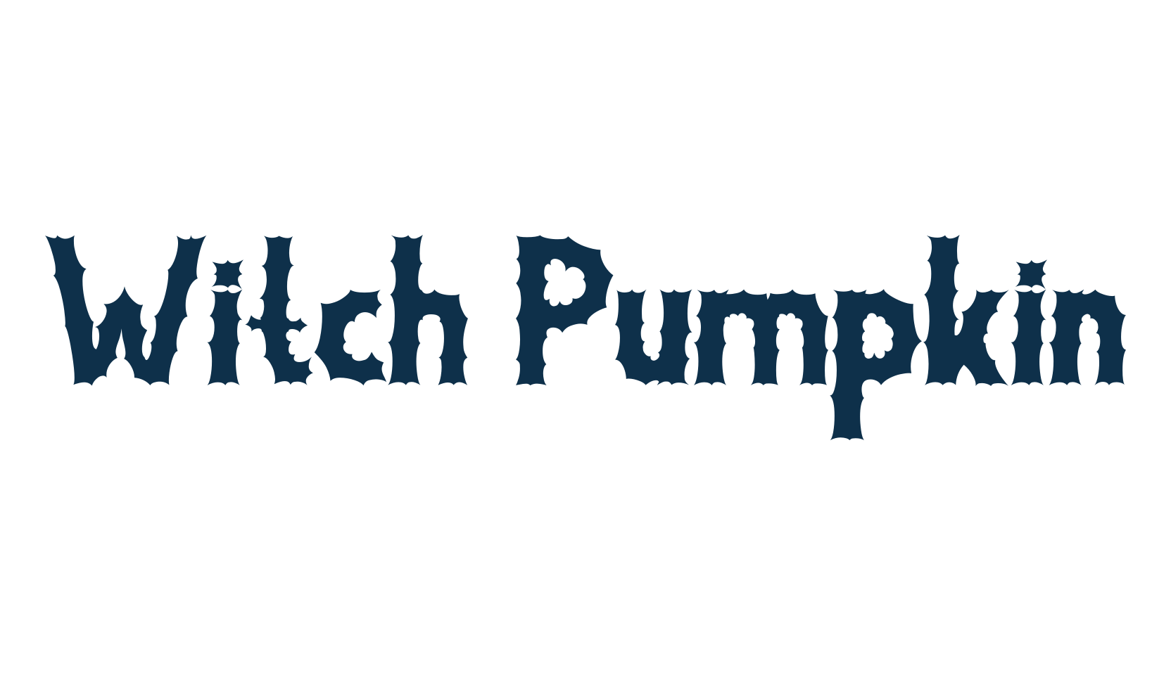 Witch Pumpkin, display market font preview