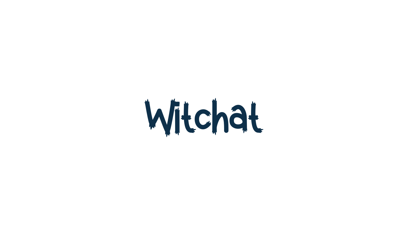 Witchat, fancy decorative font preview