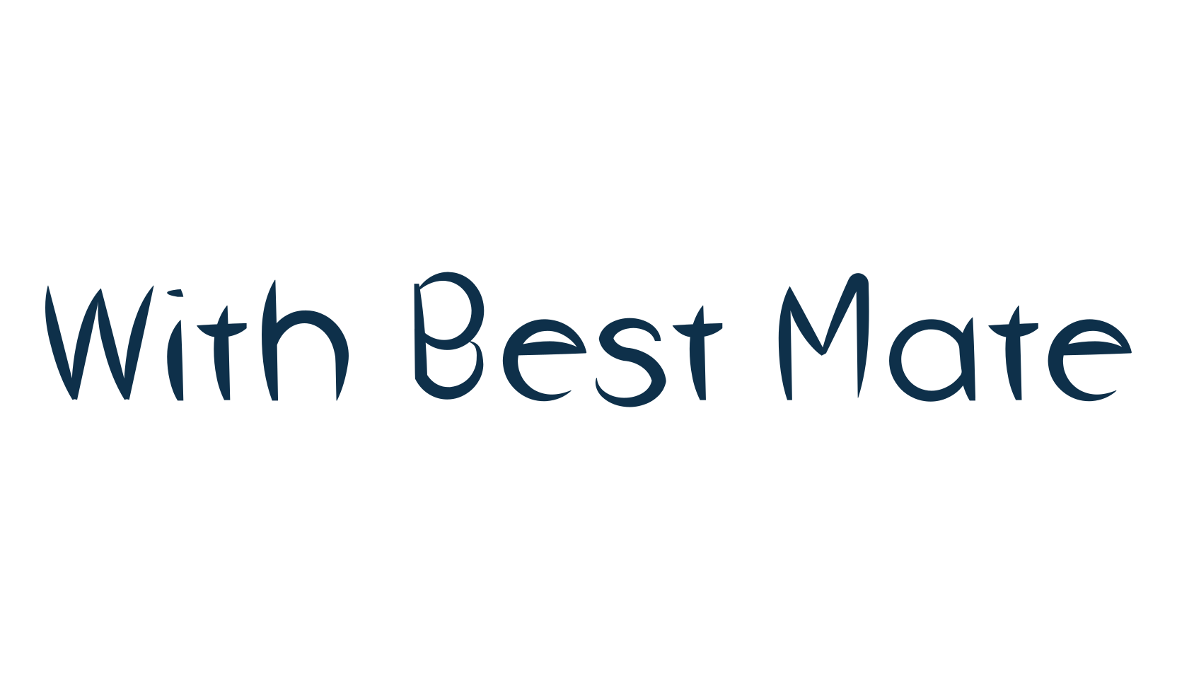 With Best Mate, fancy various decorative script calligraphy font preview