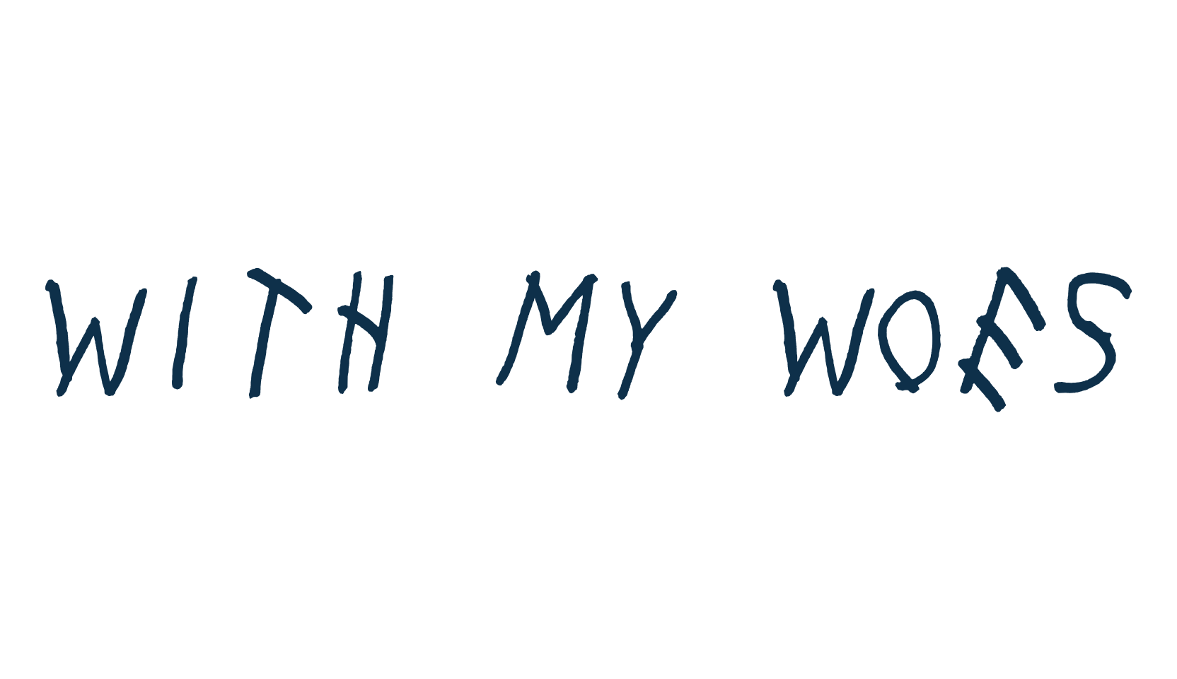 With My Woes, script handwritten fancy decorative calligraphy font preview