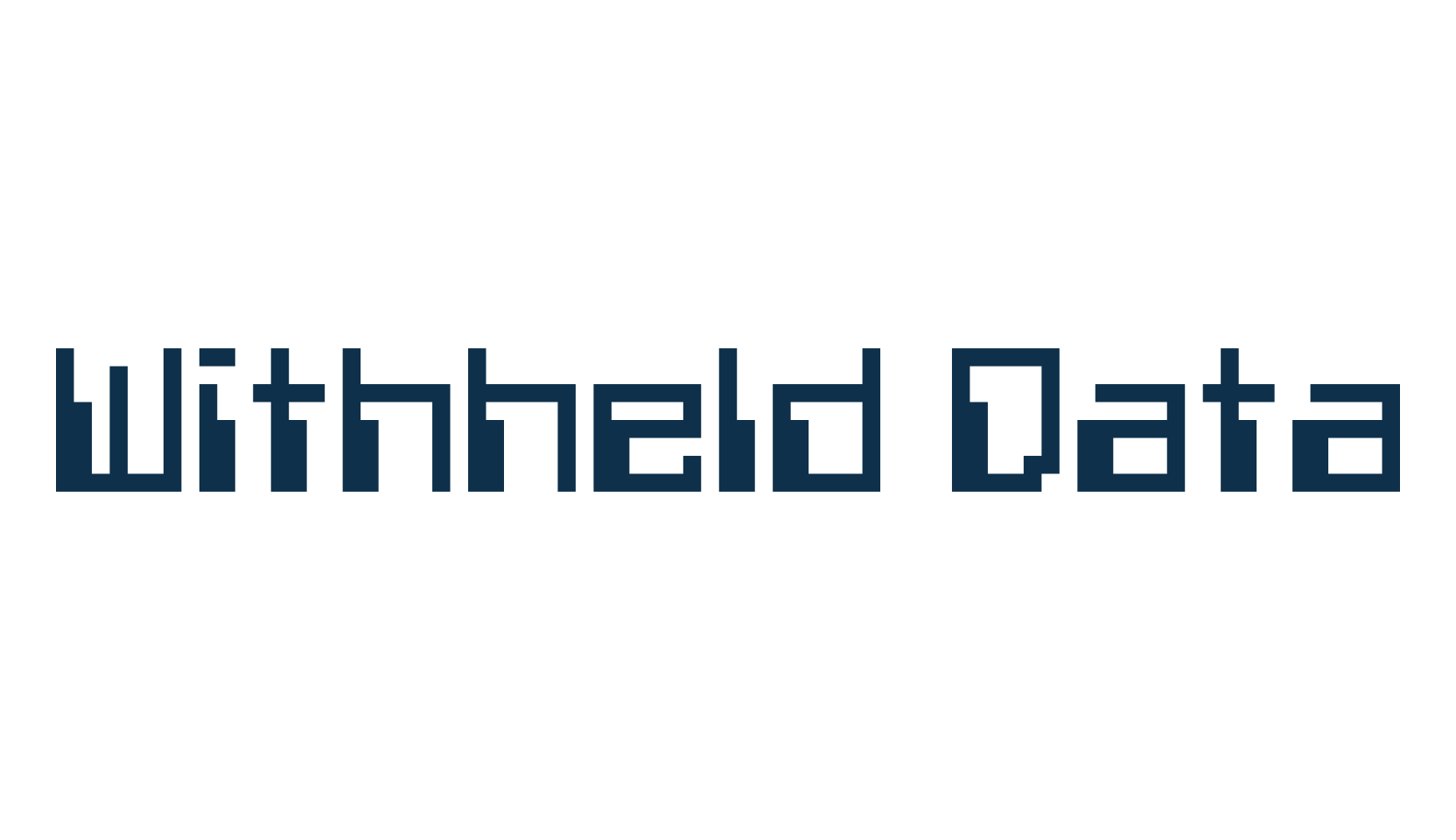 Withheld Data, techno lcd sci-fi font preview