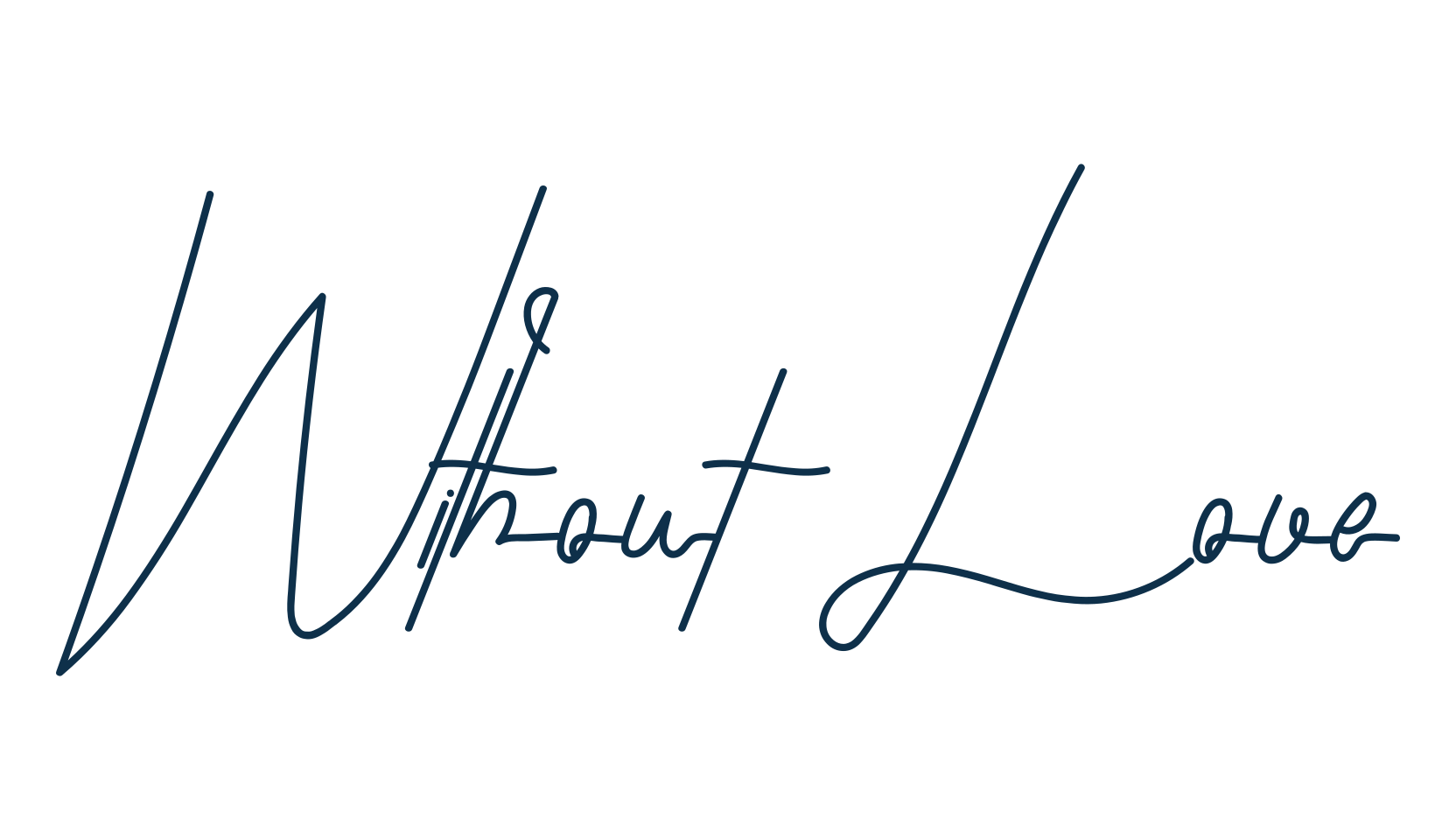 Without Love, display market font preview