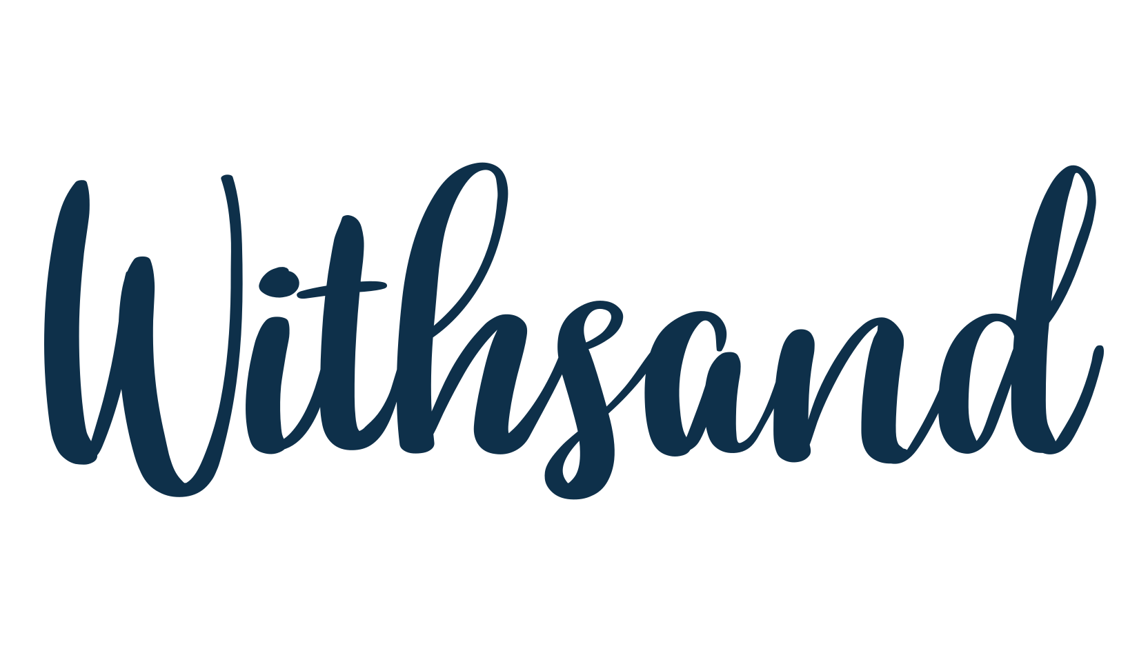 Withsand, fancy decorative font preview