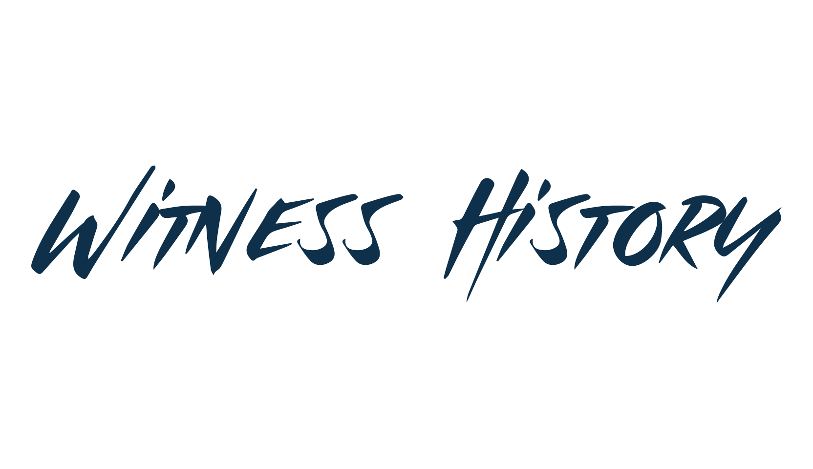 Witness History, brush font preview