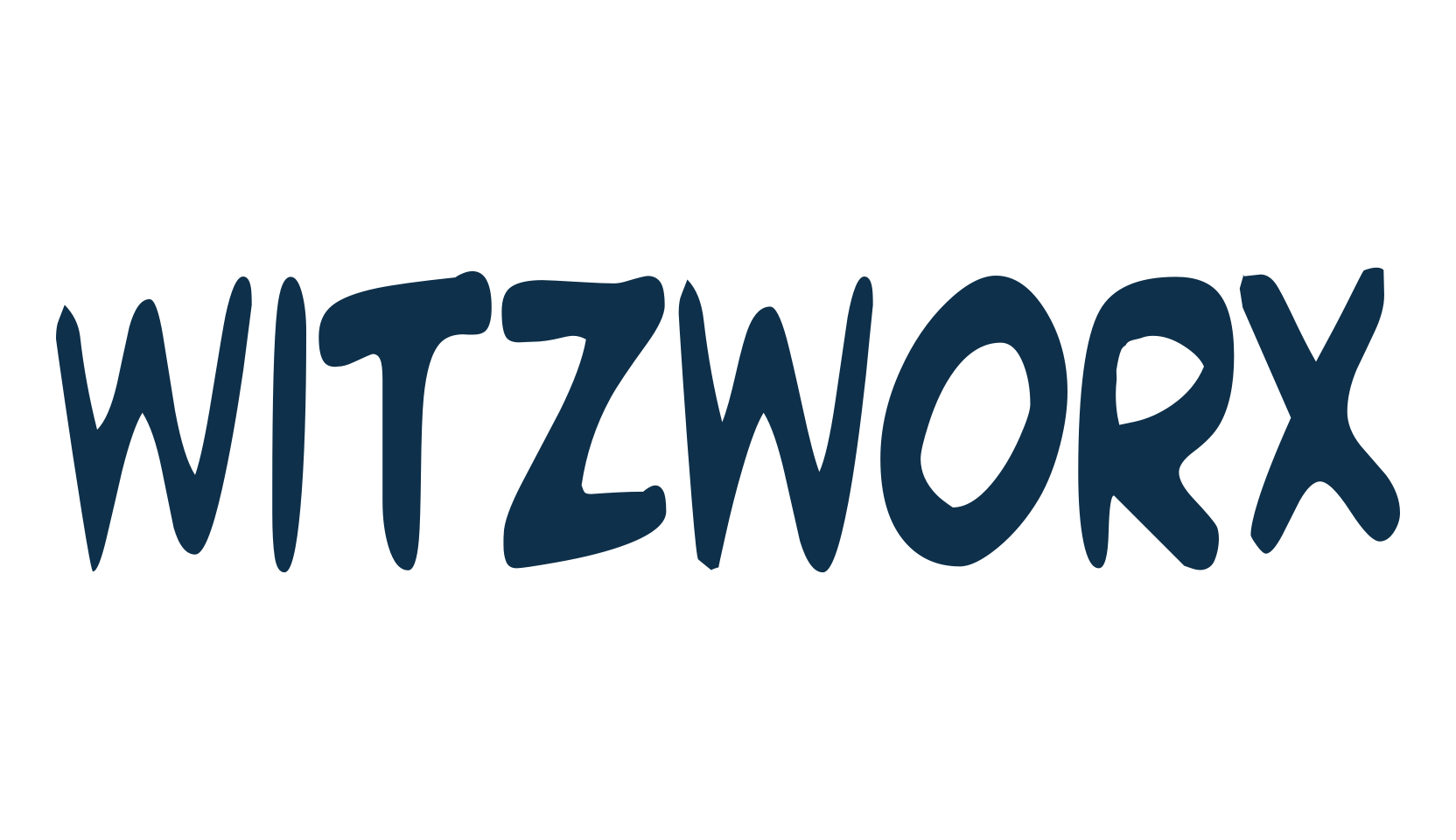 Witzworx, cartoon font preview