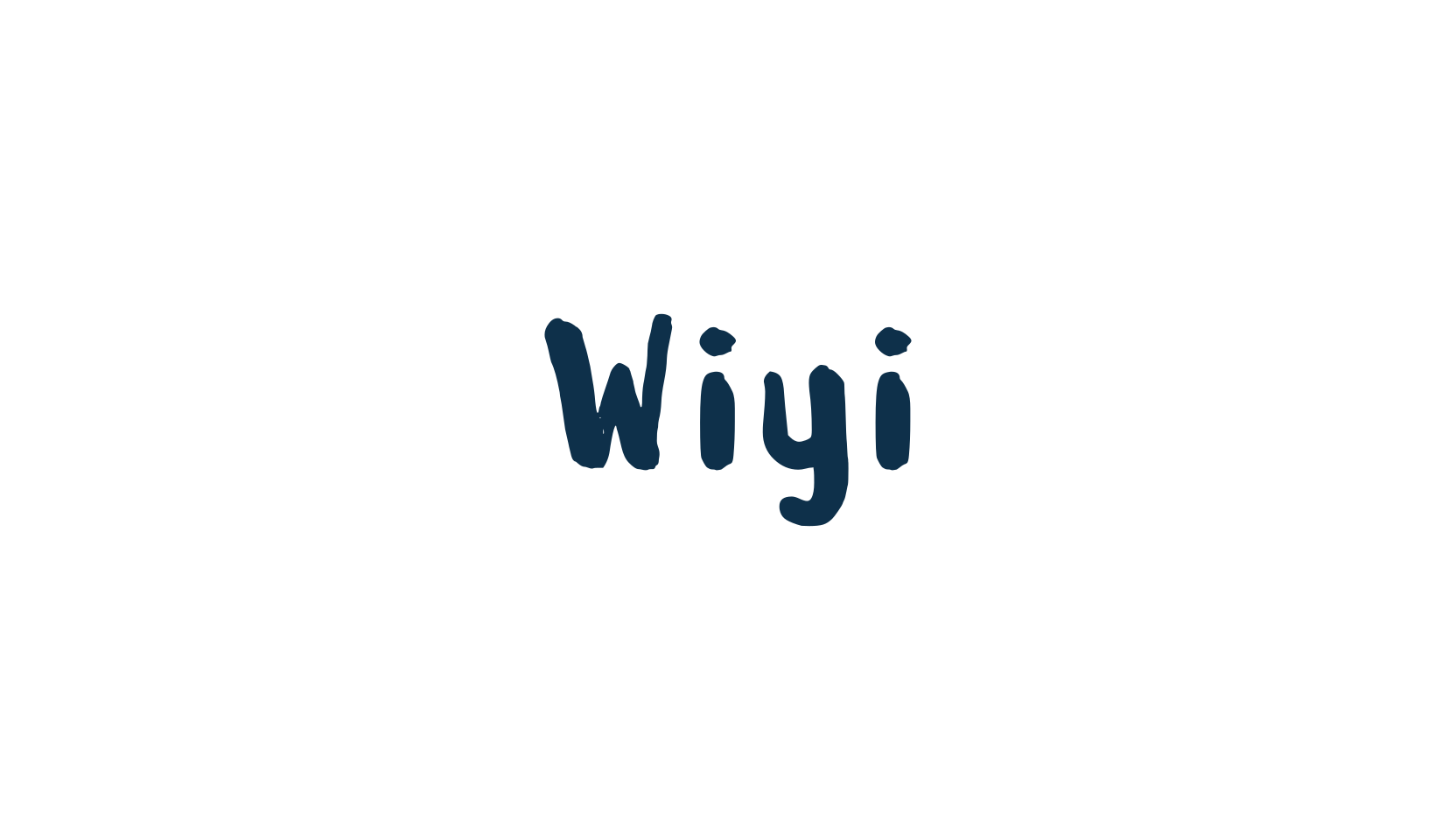 Wiyi, brush font preview