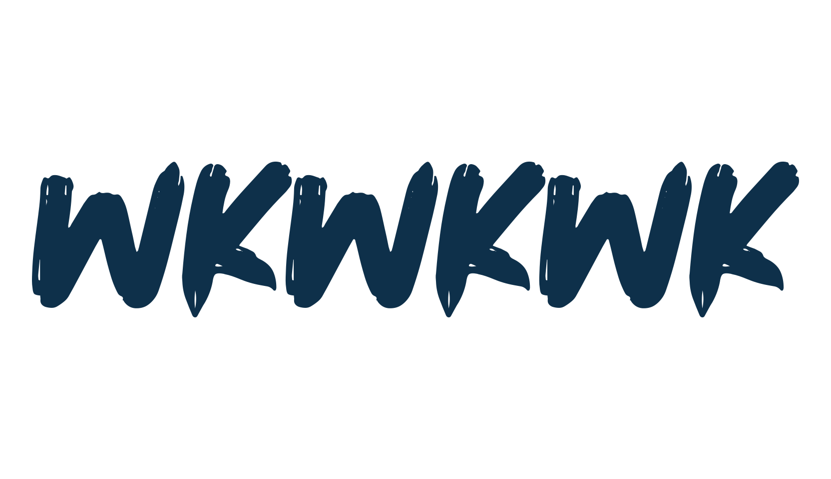 Wkwkwk, script brush fancy decorative calligraphy font preview