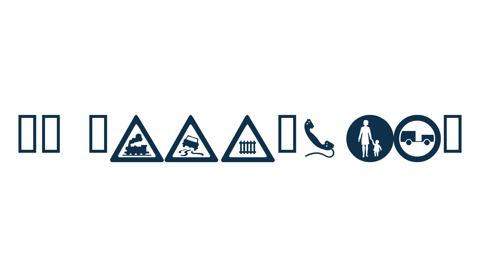 WM Roadsigns, display market font preview