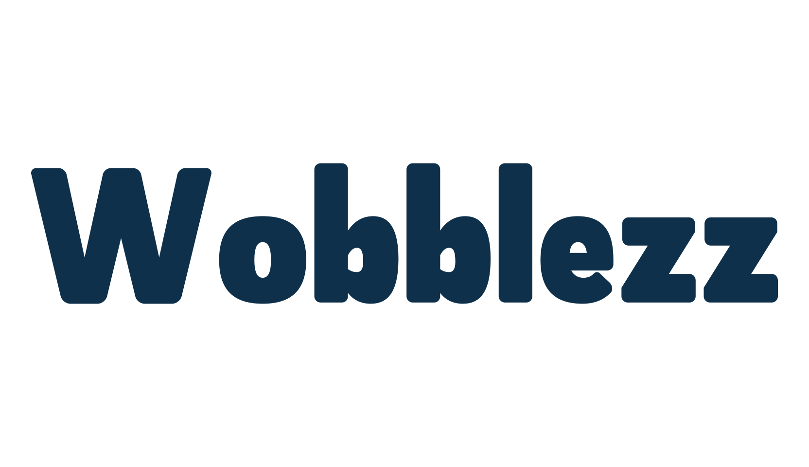 Wobblezz, basic sans serif font preview