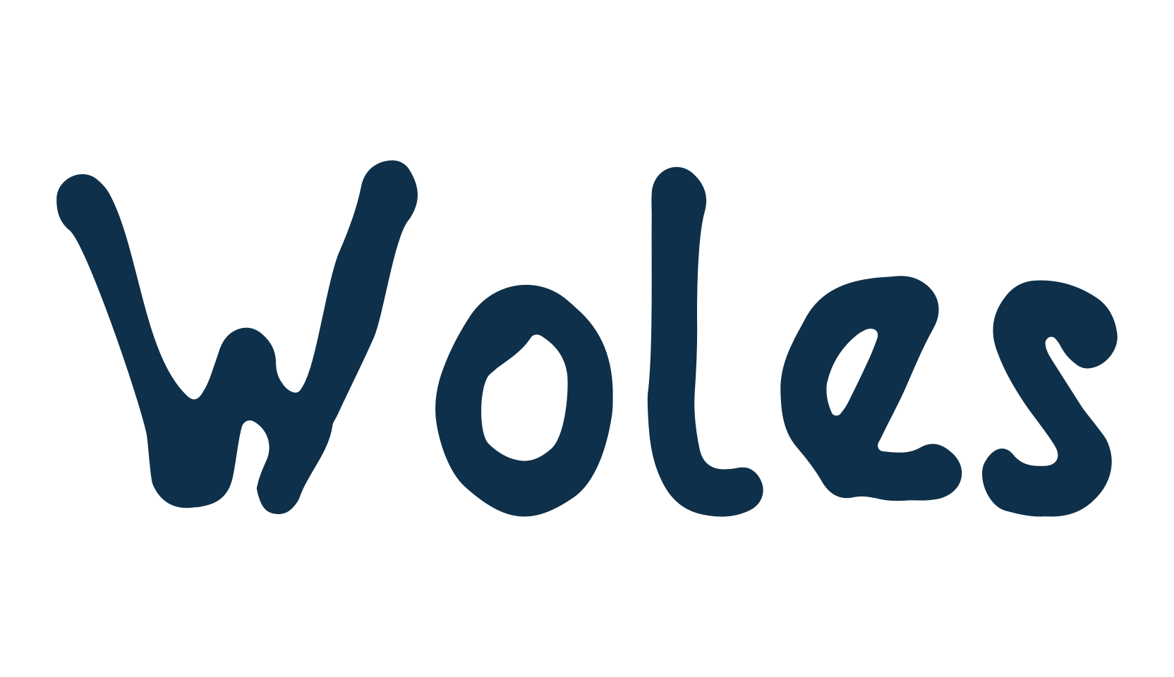 Woles, script handwritten fancy decorative calligraphy font preview