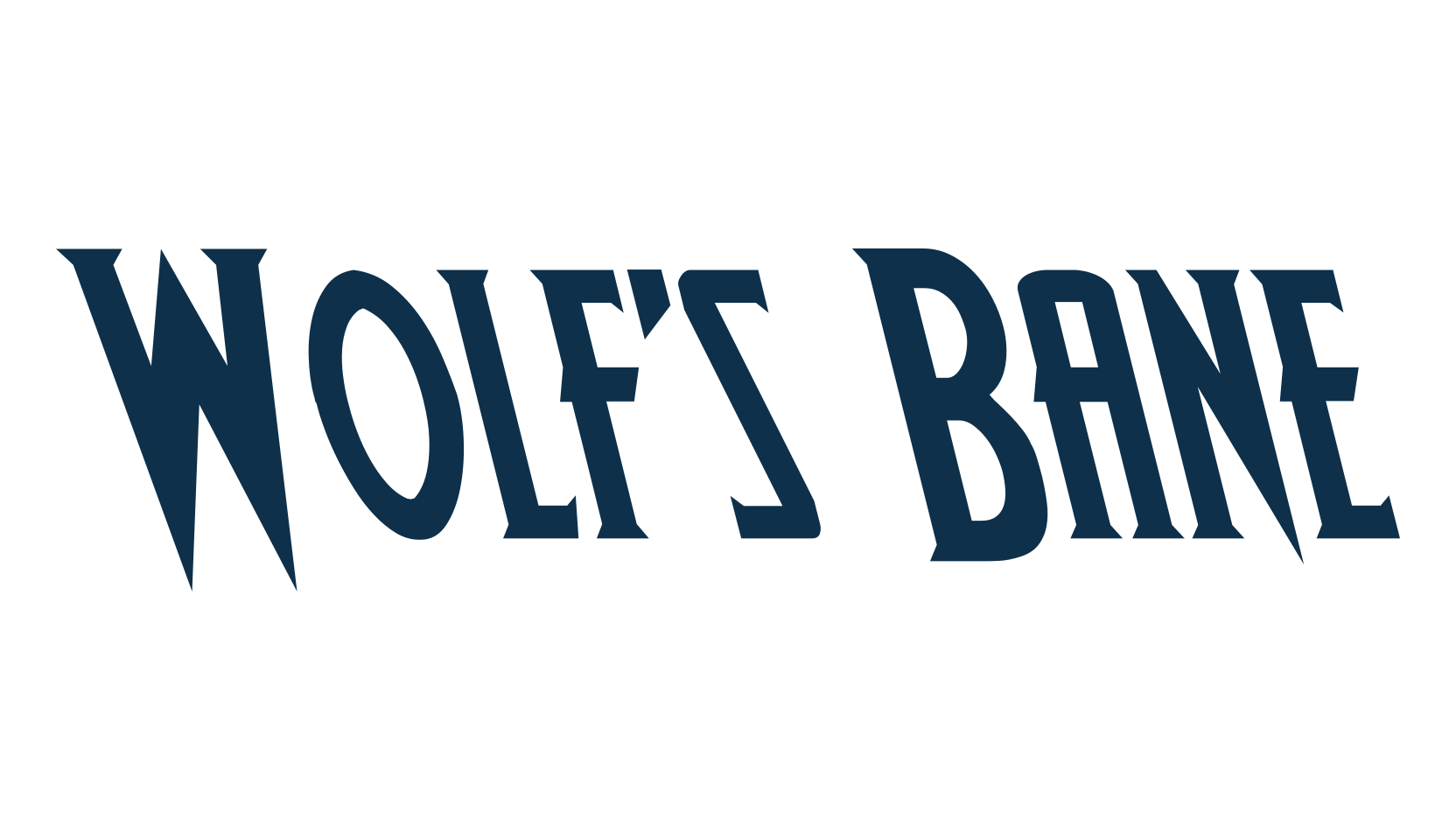 Wolf's Bane, fancy retro decorative font preview