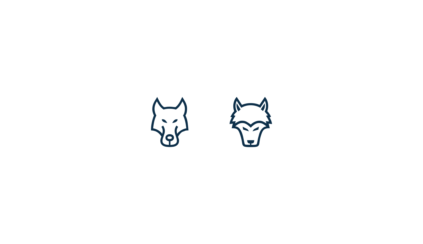 Wolves (wolves), fancy decorative font preview