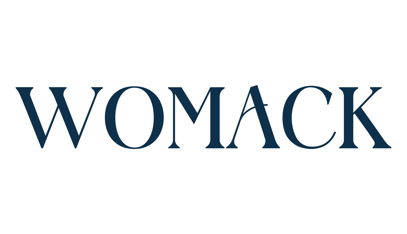 Womack, basic serif font preview