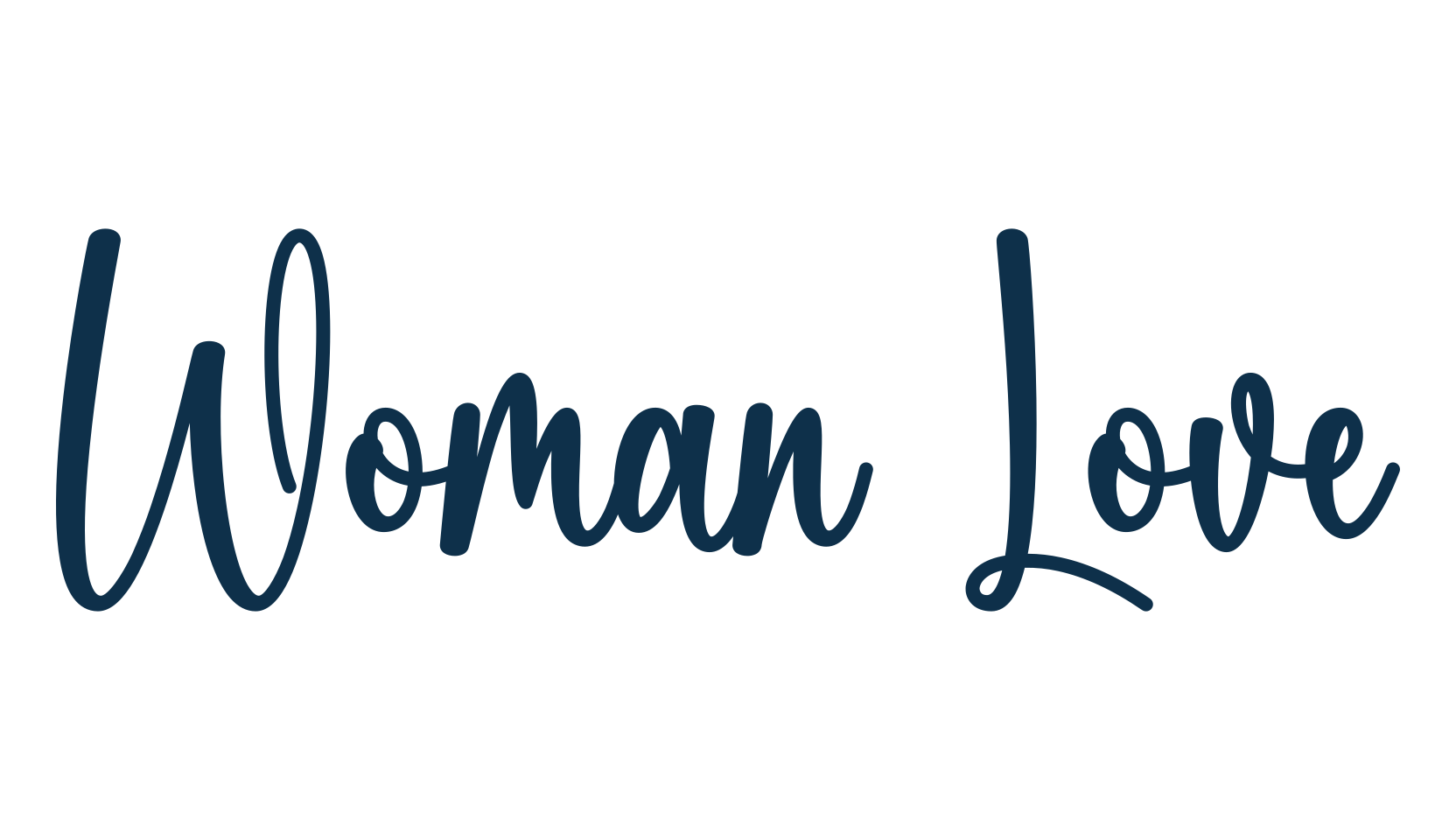 Woman Love, script handwritten fancy decorative calligraphy font preview