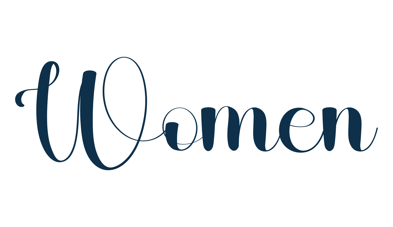 Women, fancy various decorative script calligraphy font preview