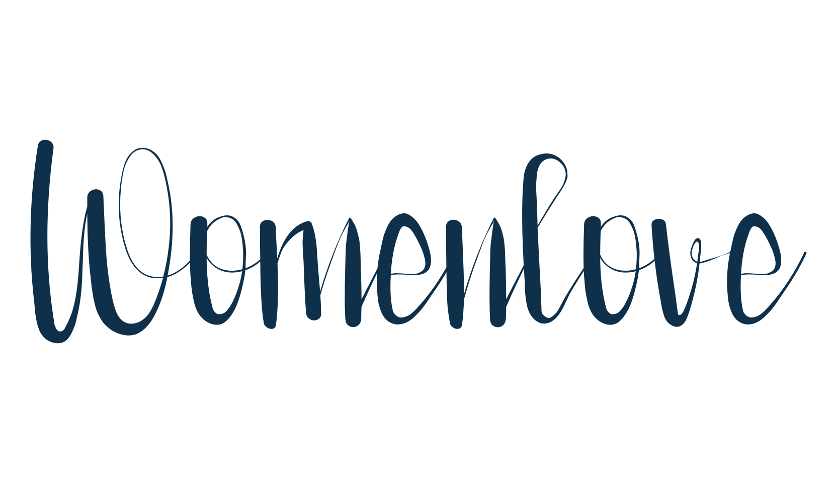 Womenlove, fancy decorative font preview
