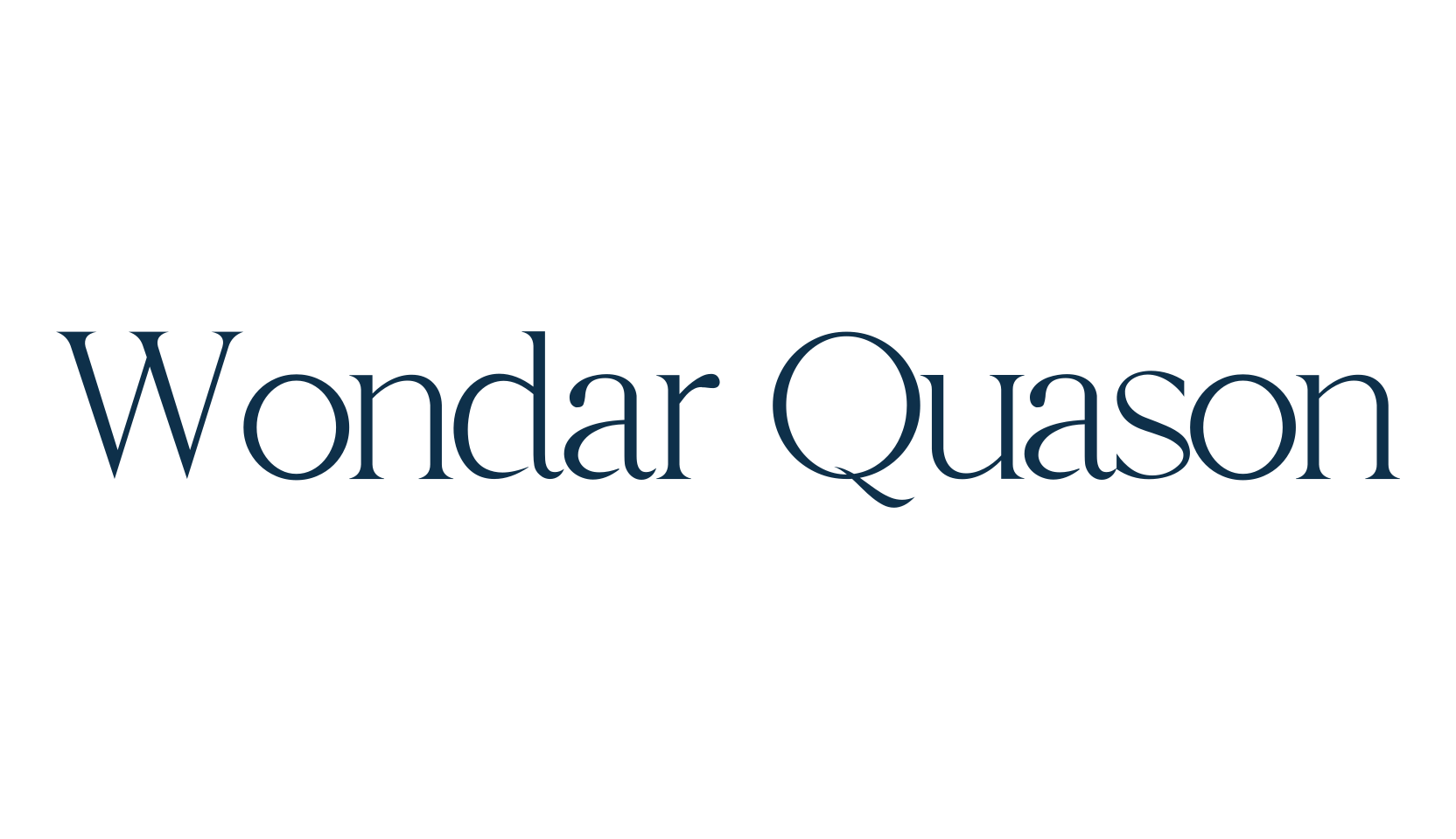 Wondar Quason, serif font preview