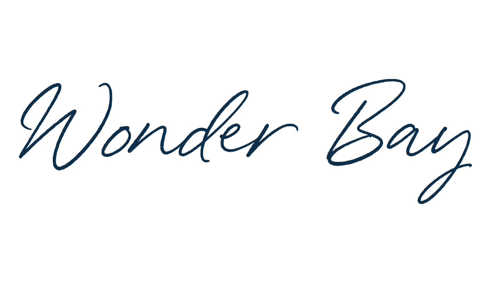 Wonder Bay, script handwritten fancy decorative calligraphy font preview