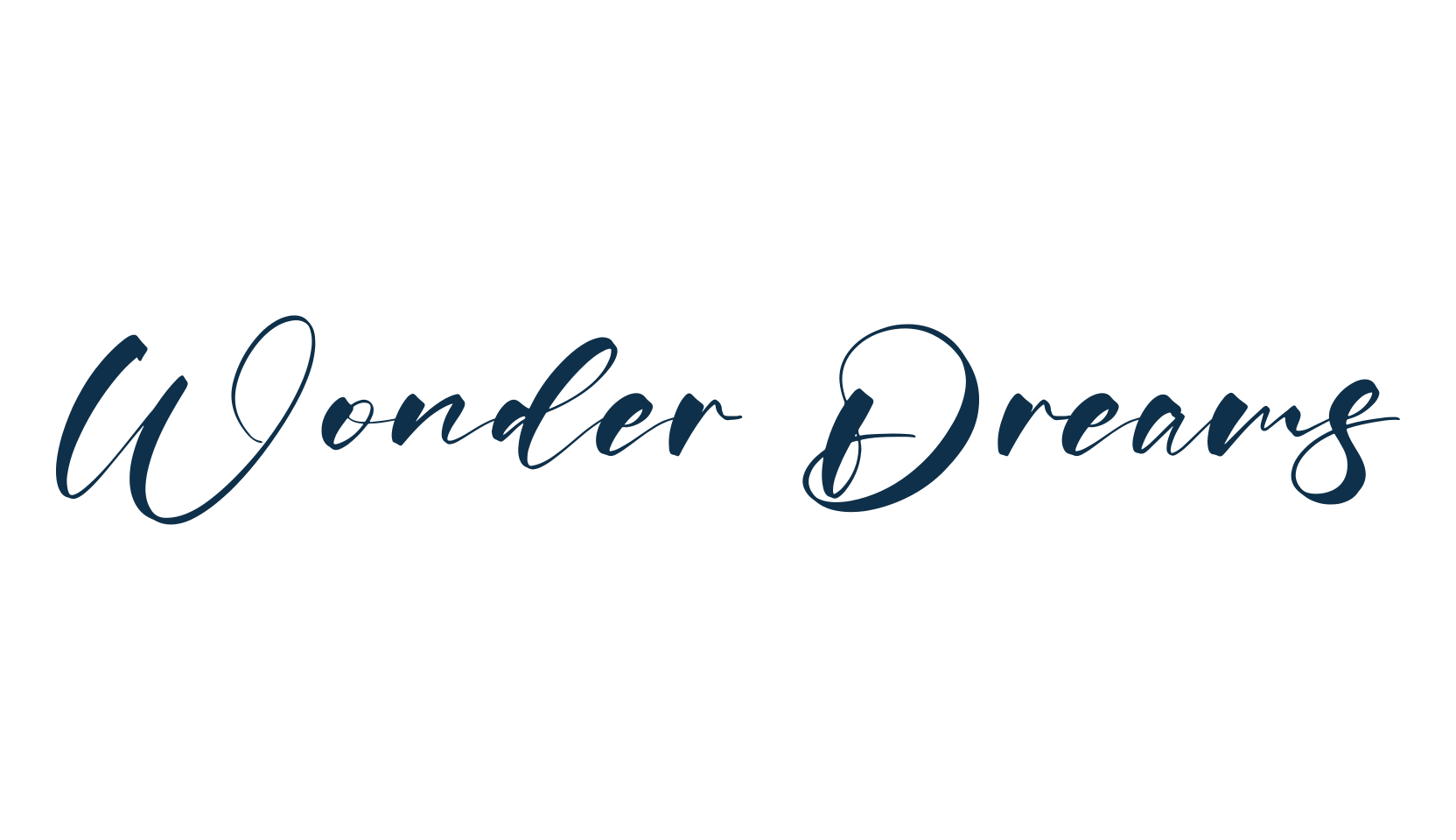 Wonder Dreams, script calligraphy fancy decorative font preview
