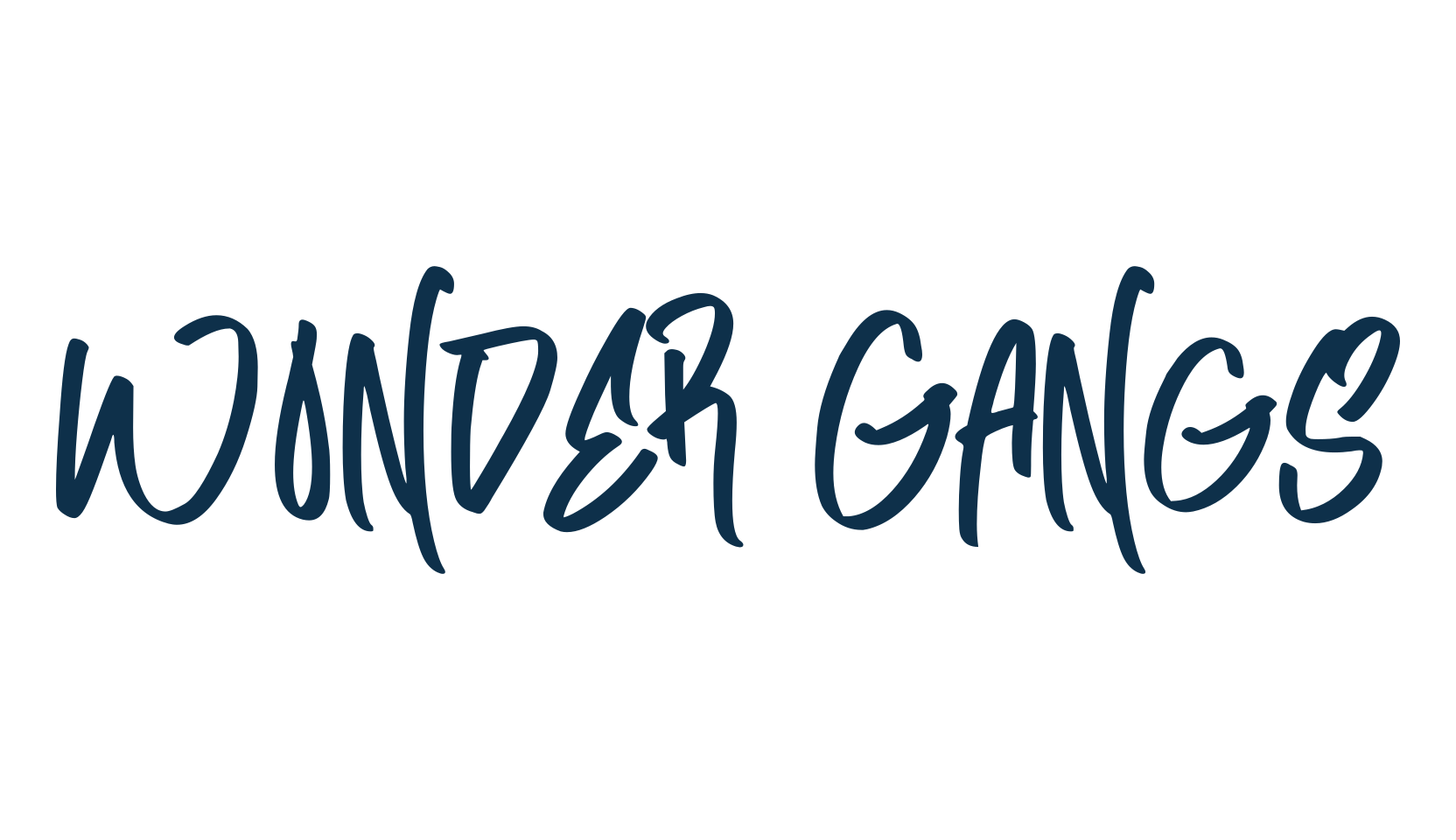 Wonder Gangs, script graffiti fancy decorative calligraphy font preview