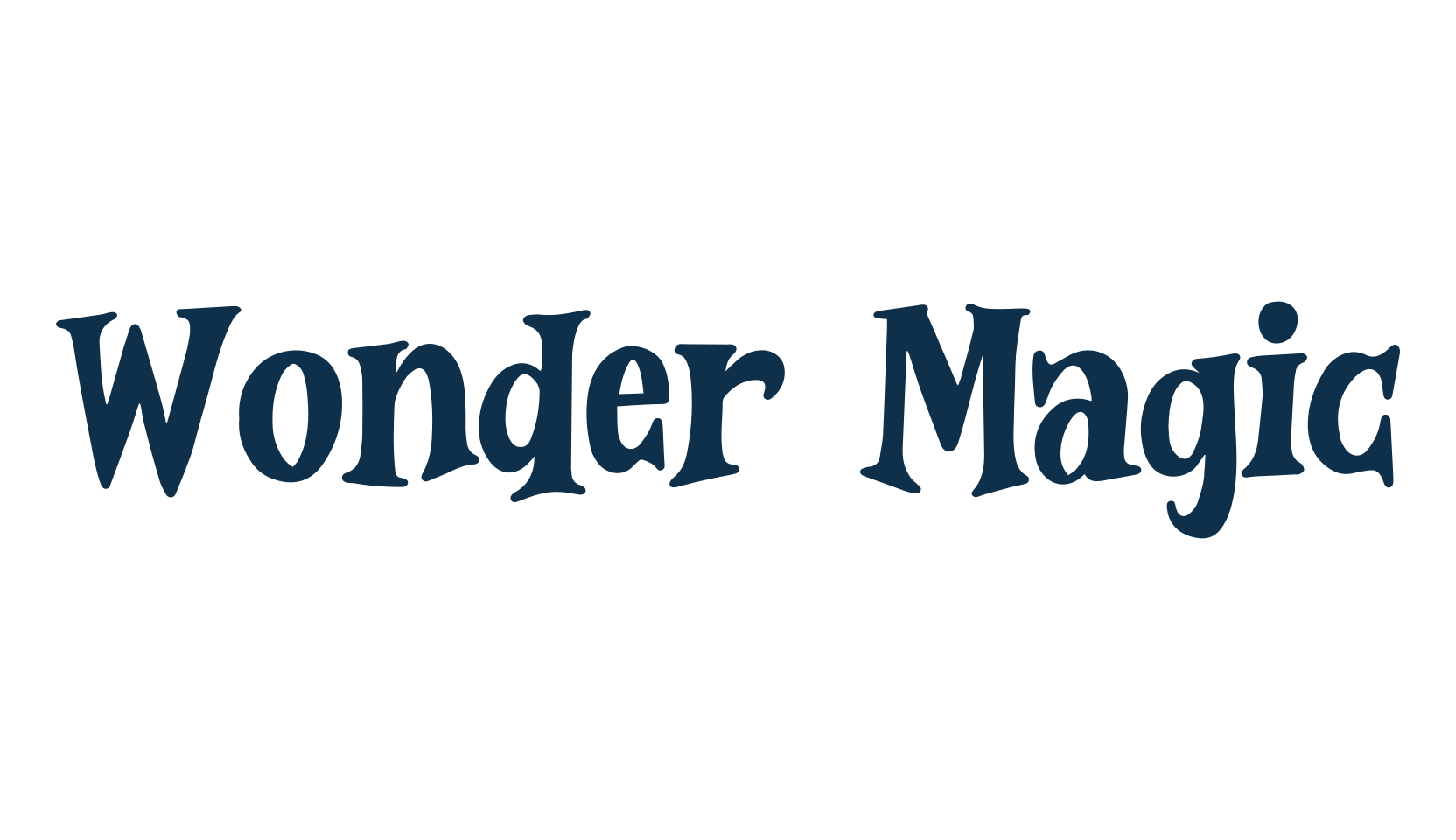 Wonder Magic, display market font preview