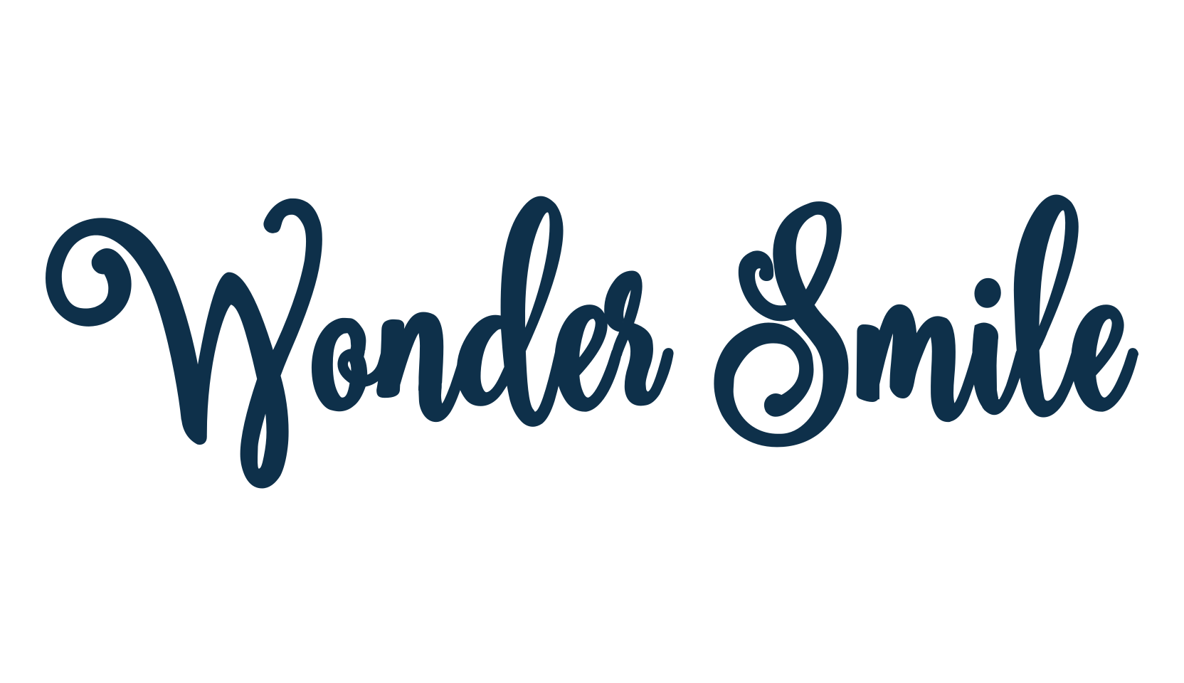 Wonder Smile, fancy various decorative script calligraphy font preview