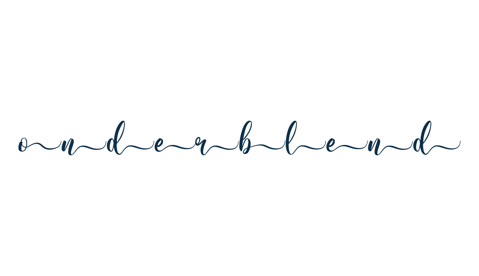 Wonderblend, calligraphy font preview