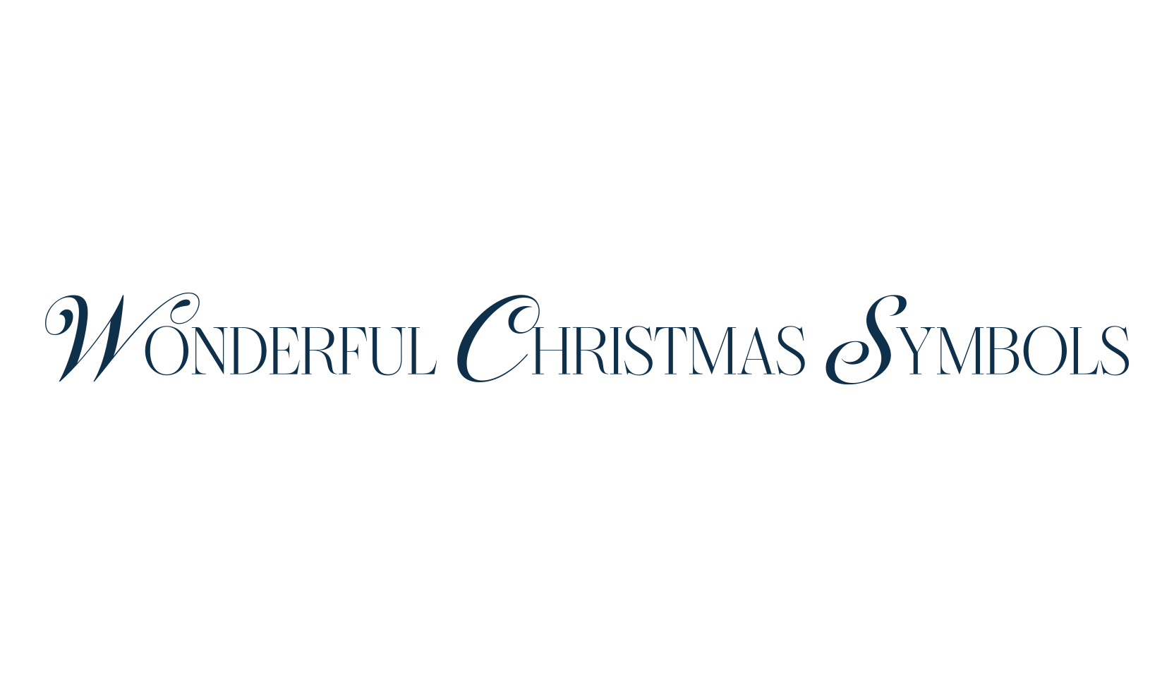 Wonderful Christmas Symbols, display market font preview
