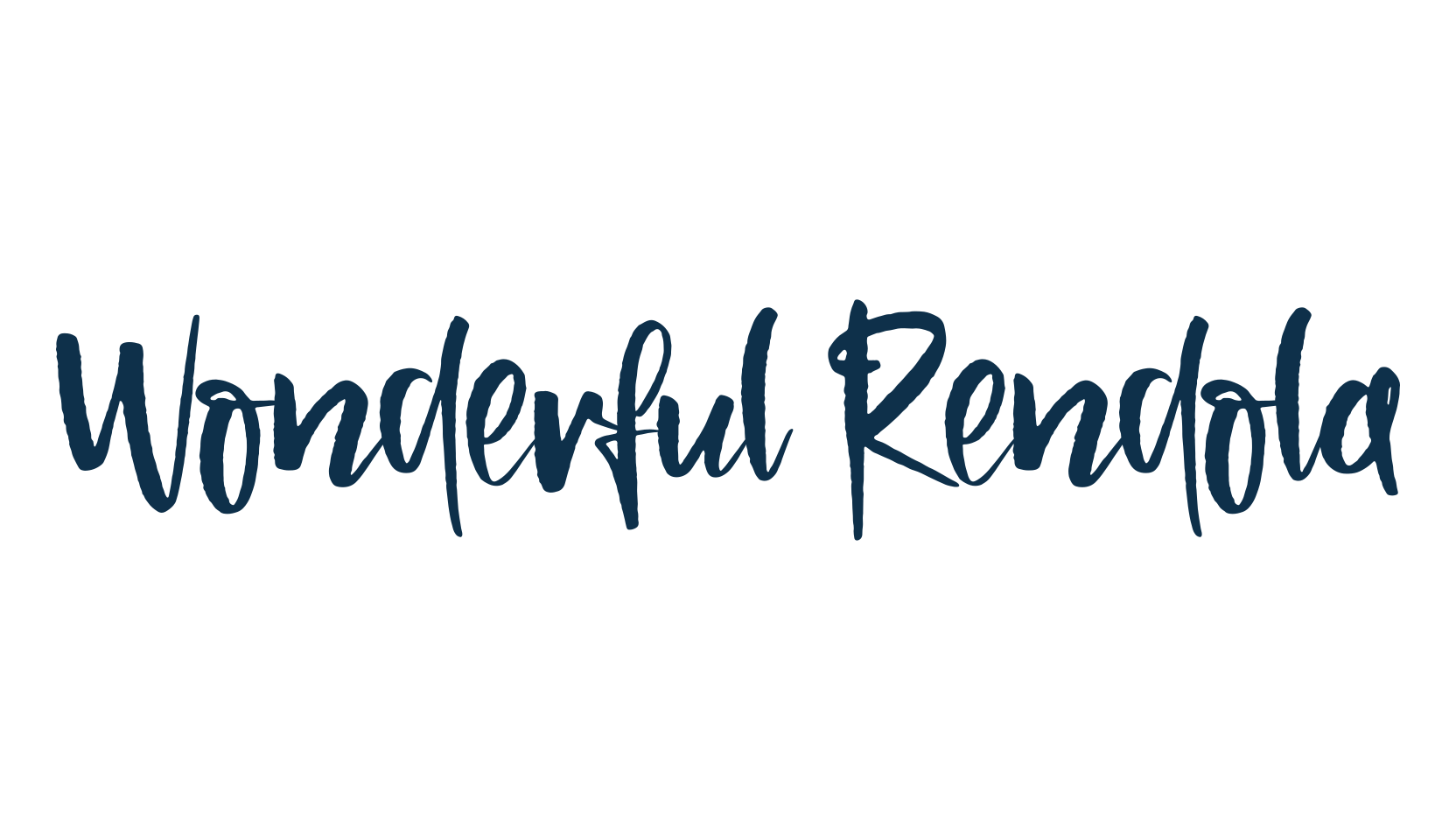 Wonderful Rendola, fancy decorative font preview