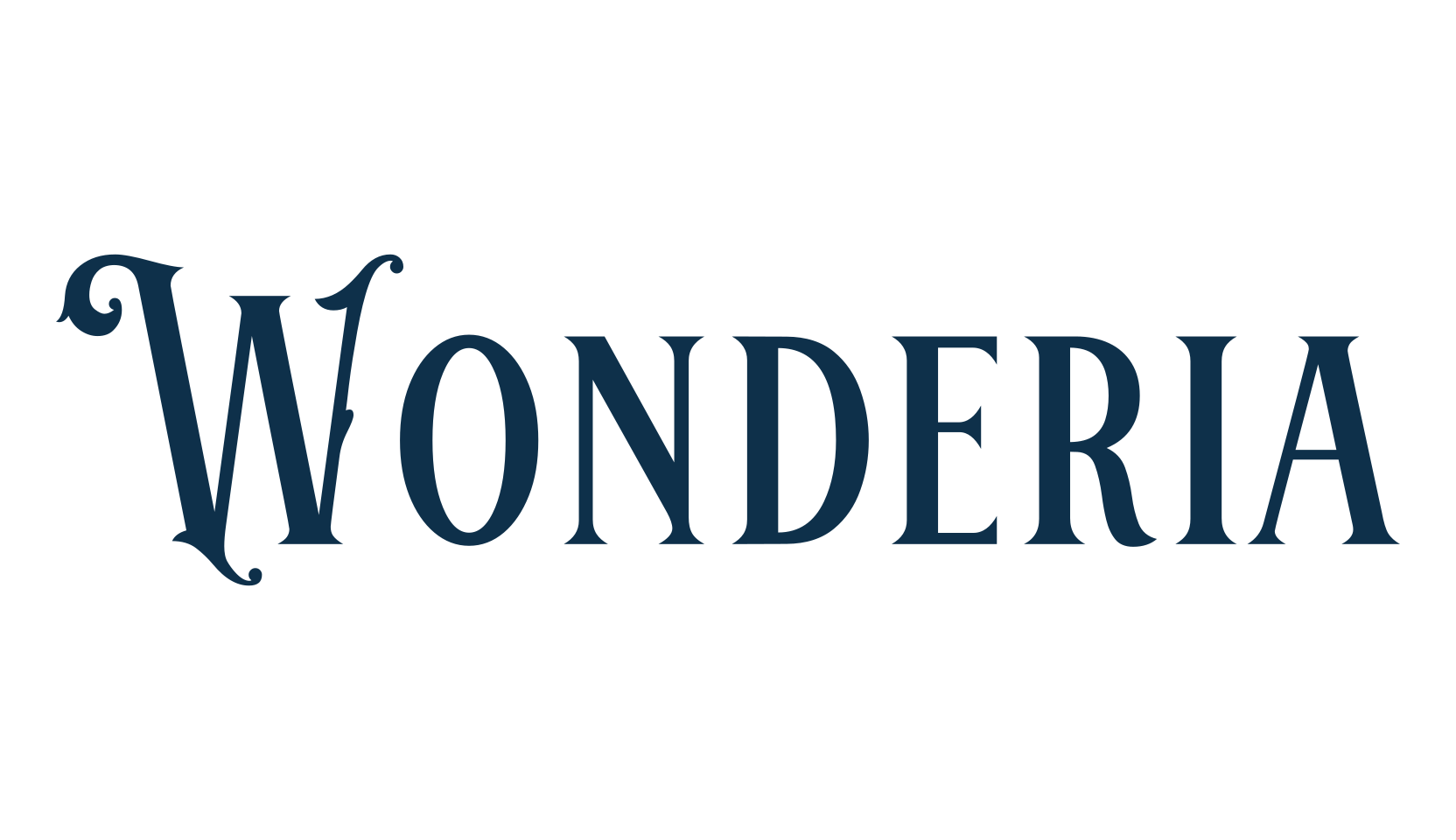Wonderia, retro font preview