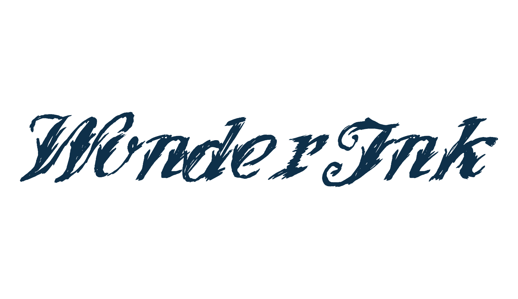 Wonder Ink, brush font preview
