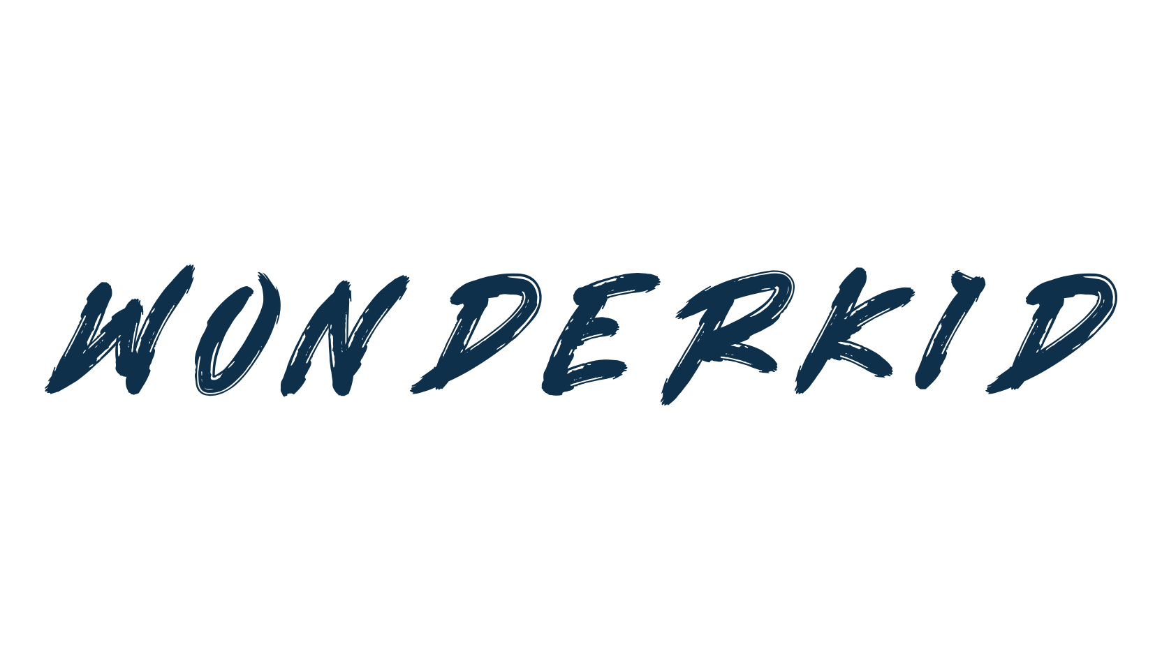 Wonderkid, brush font preview