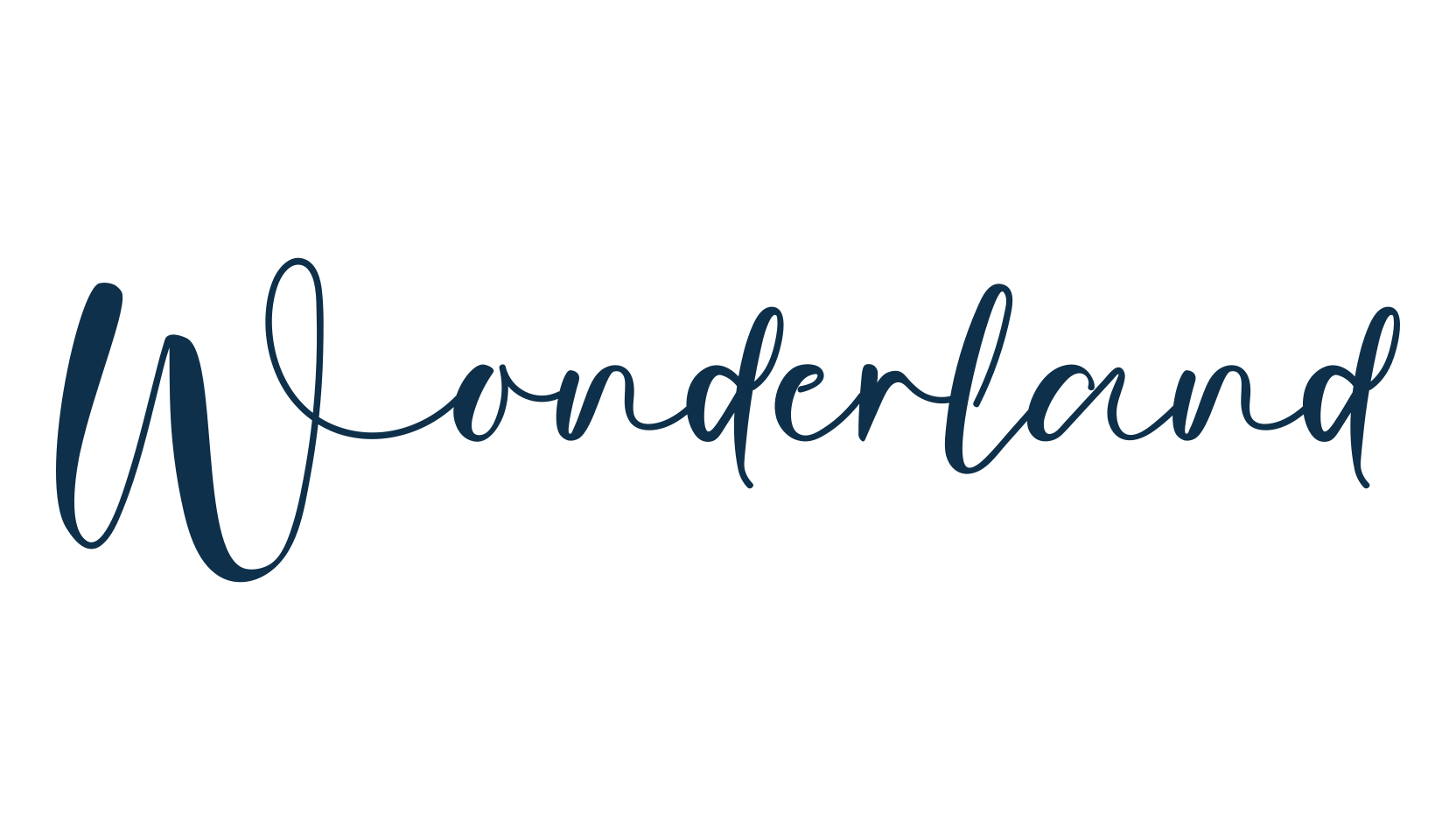 Wonderland (wonderland-5), script handwritten fancy decorative calligraphy font preview