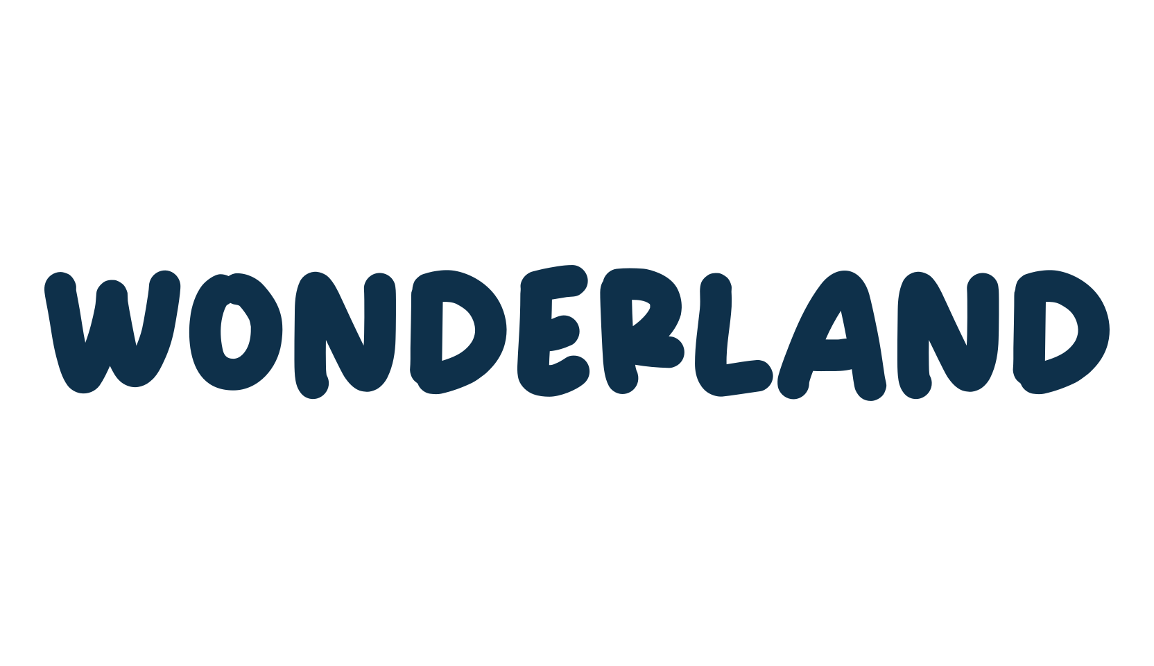 Wonderland (wonderland-7), fancy cartoon decorative font preview