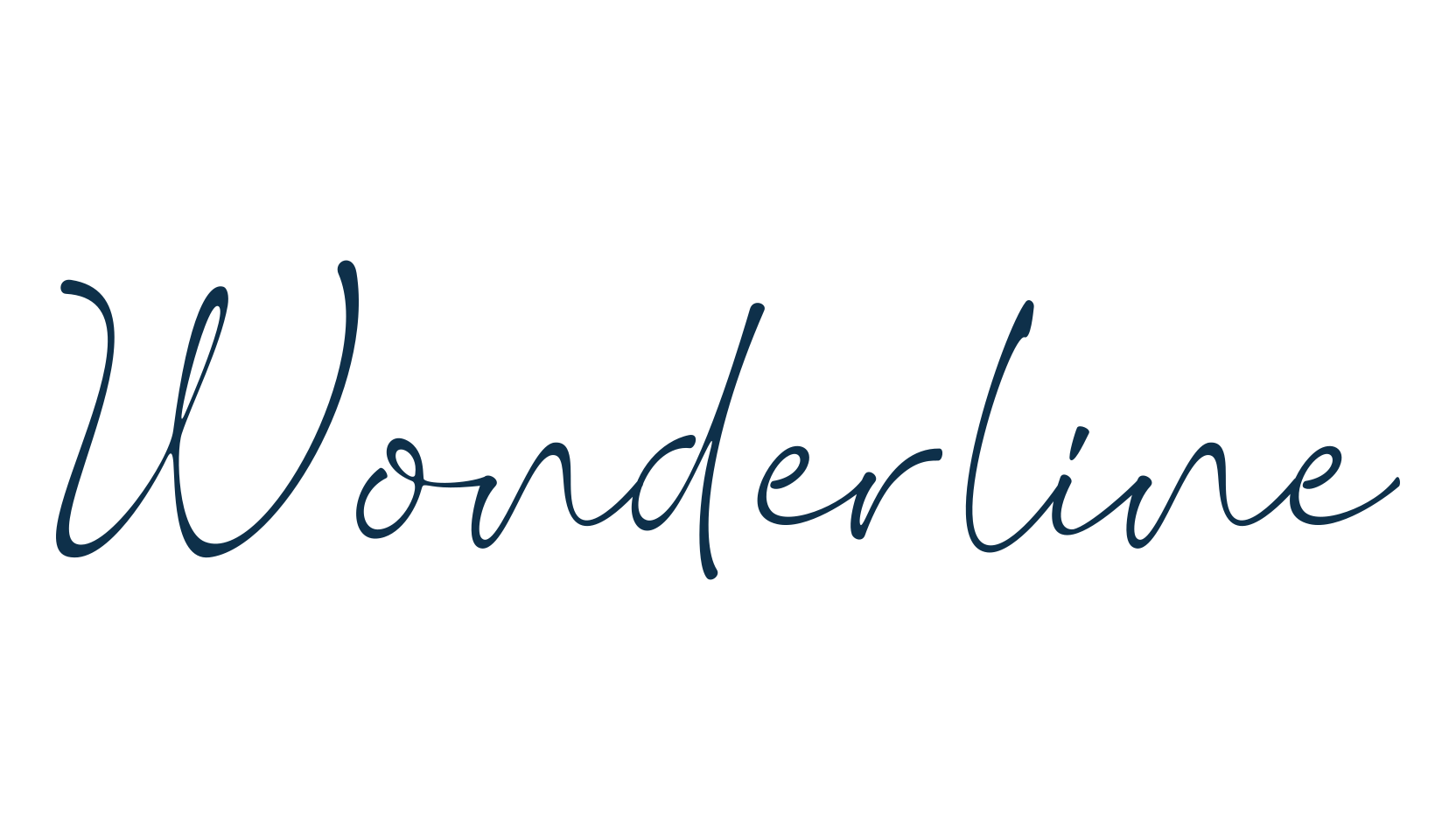 Wonderline (wonderline), script handwritten fancy decorative calligraphy font preview