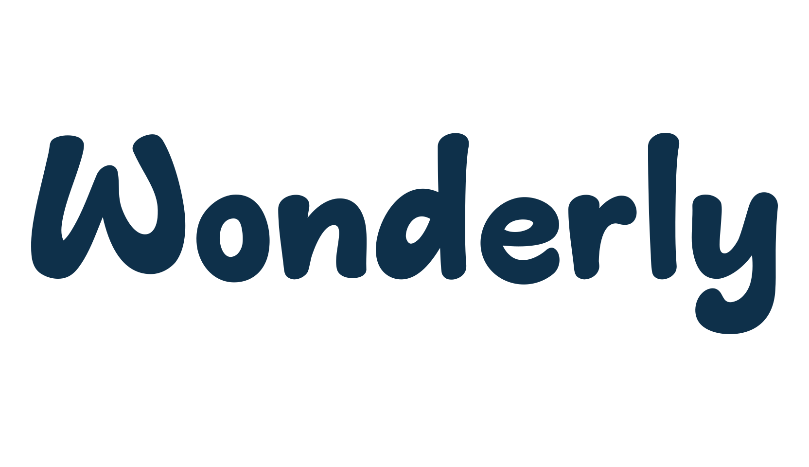 Wonderly, cartoon font preview