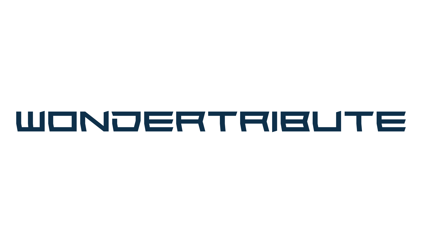 Wondertribute, fancy various techno sci-fi font preview